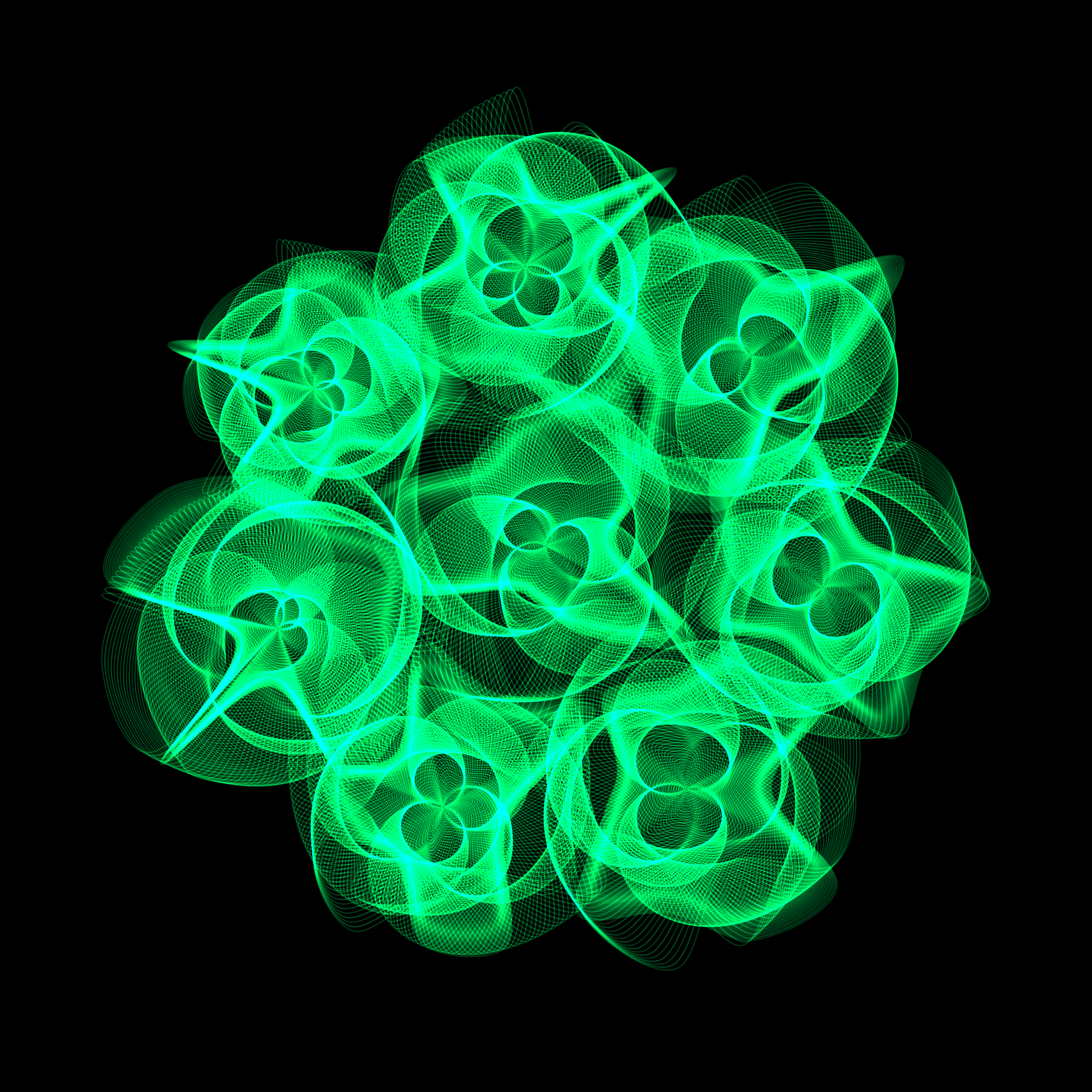 Art Blocks - Art Blocks v2 - Flowers #808 - NFT # 116000808