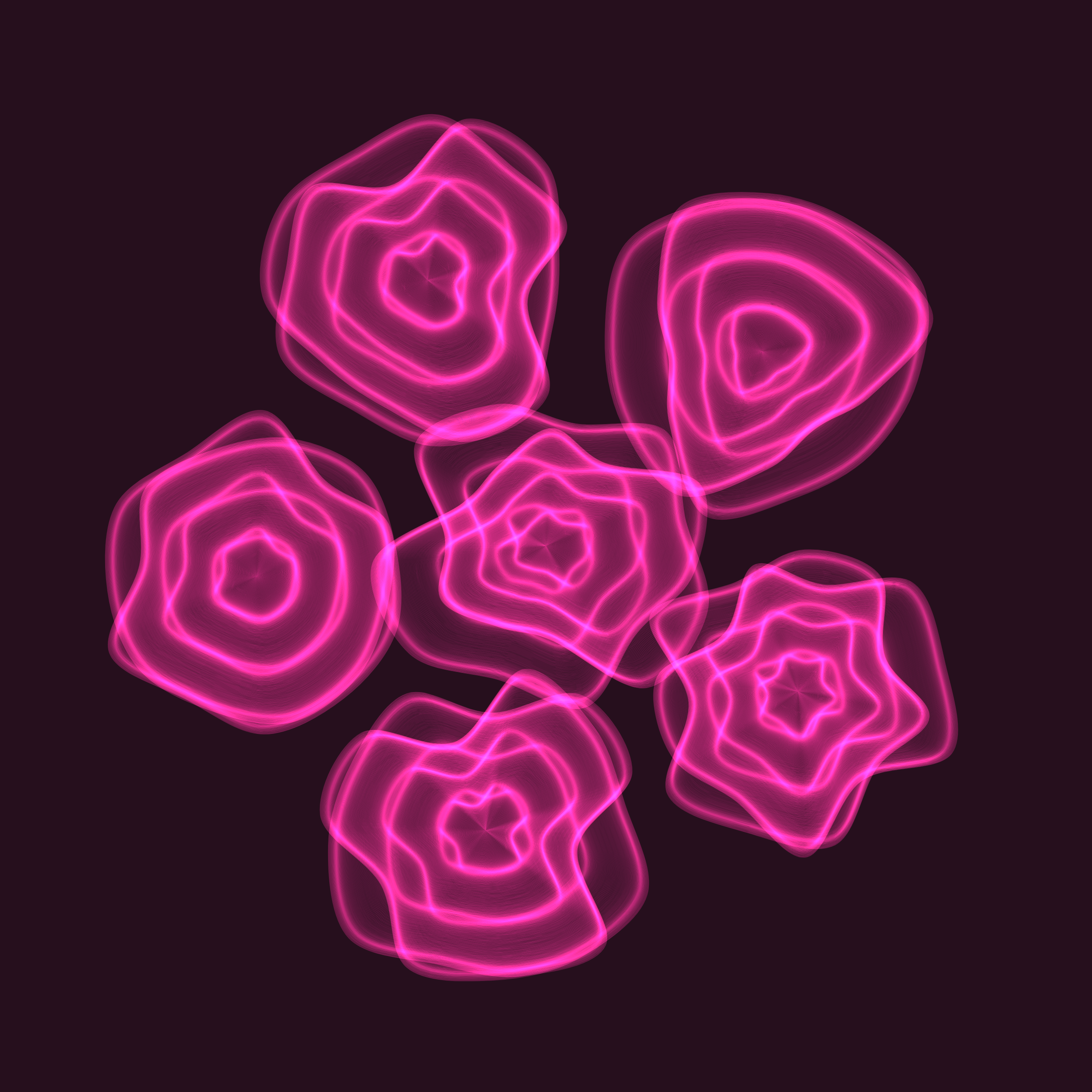 Art Blocks - Art Blocks v2 - Flowers #821 - NFT # 116000821