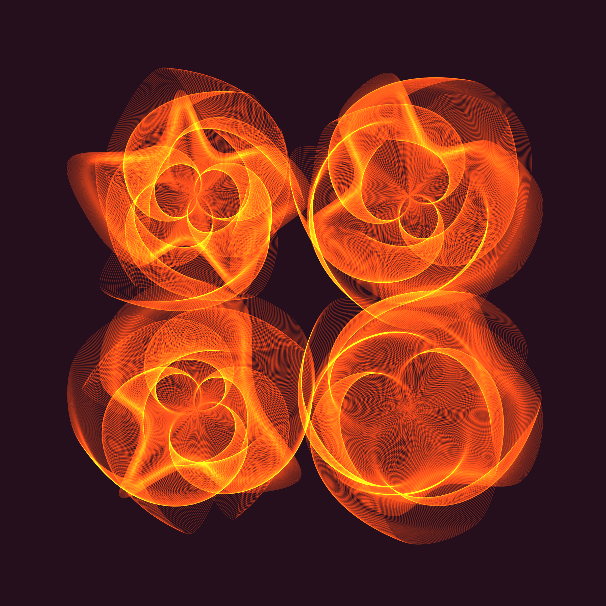 Art Blocks - Art Blocks v2 - Flowers #833 - NFT # 116000833