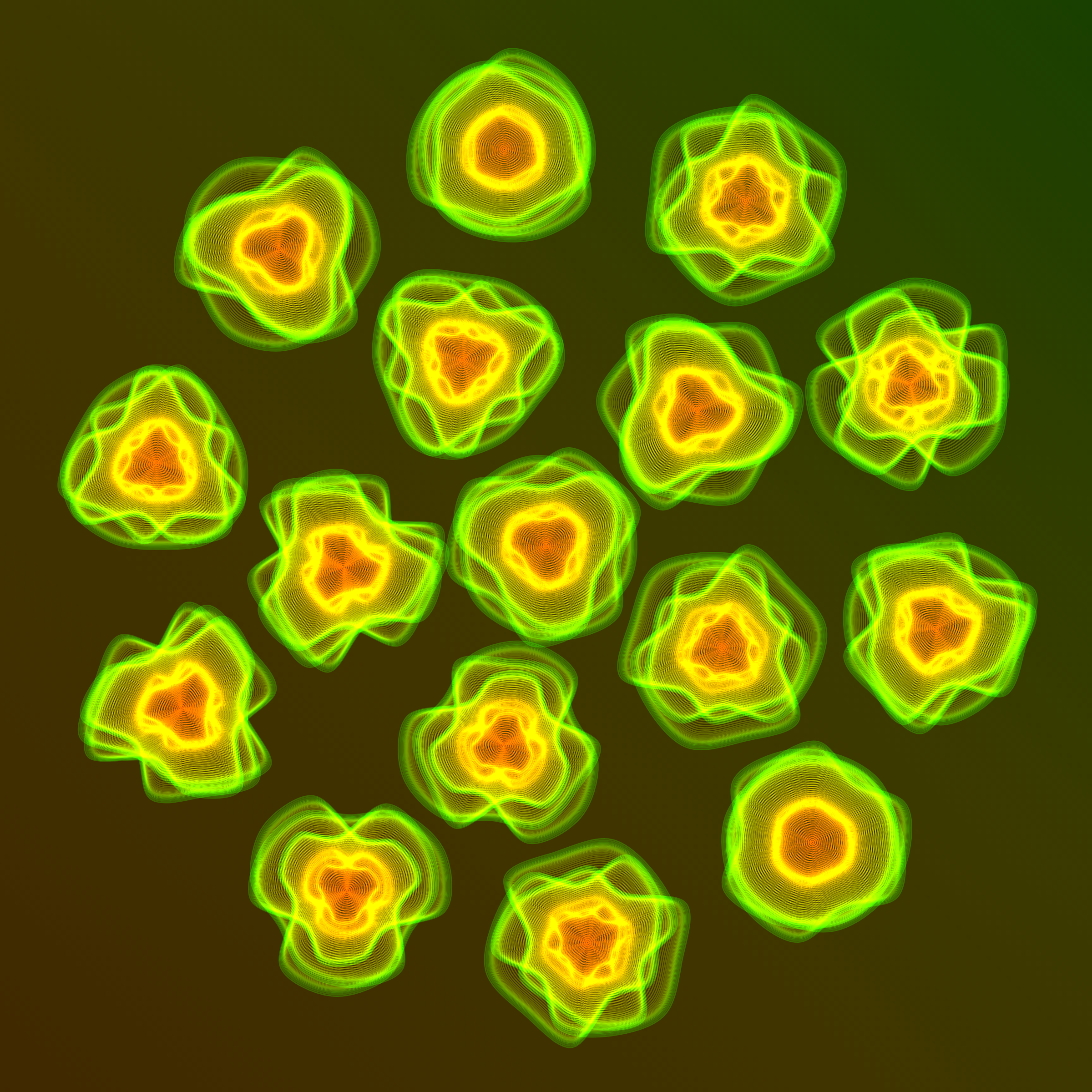 Art Blocks - Art Blocks v2 - Flowers #836 - NFT # 116000836