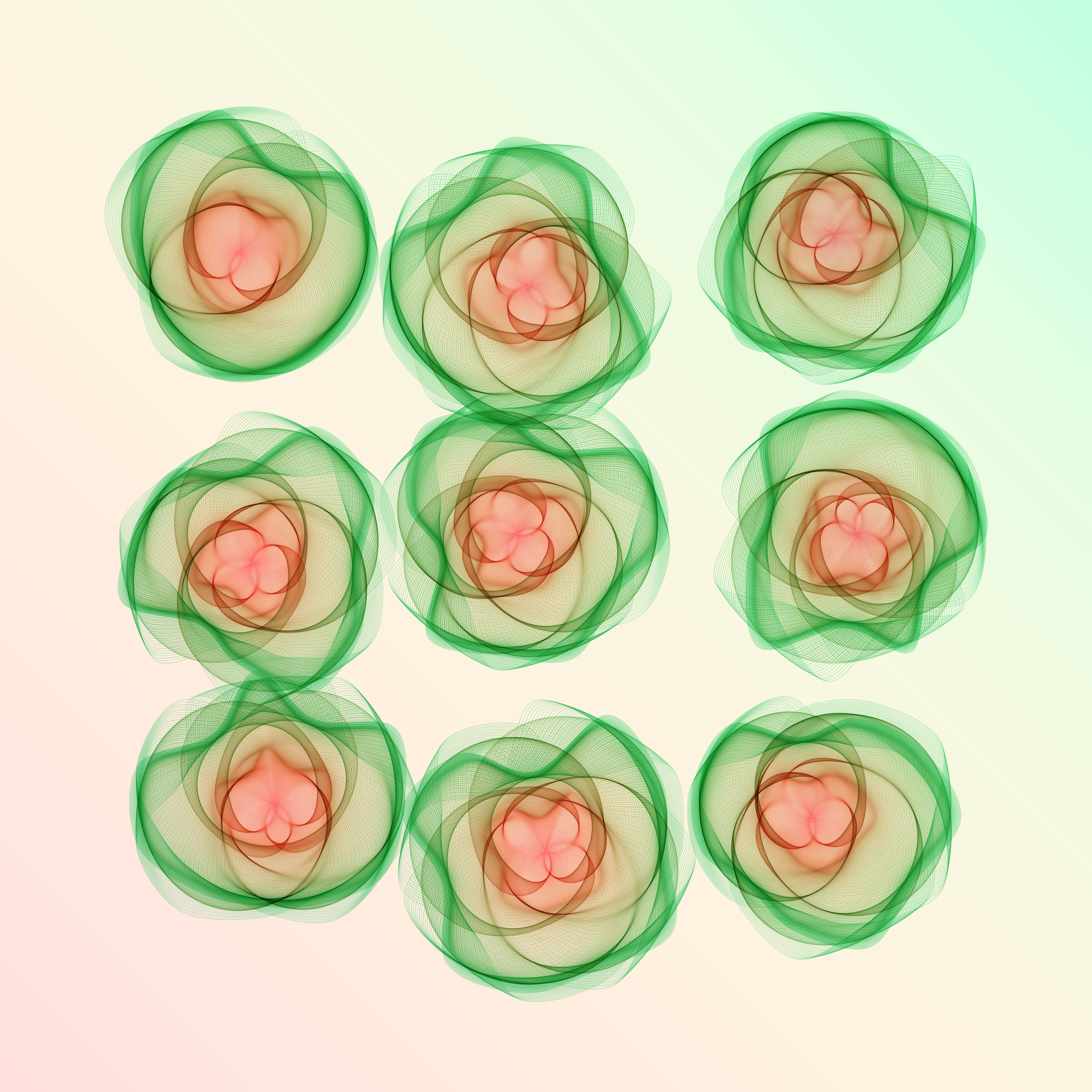 Art Blocks - Art Blocks v2 - Flowers #852 - NFT # 116000852