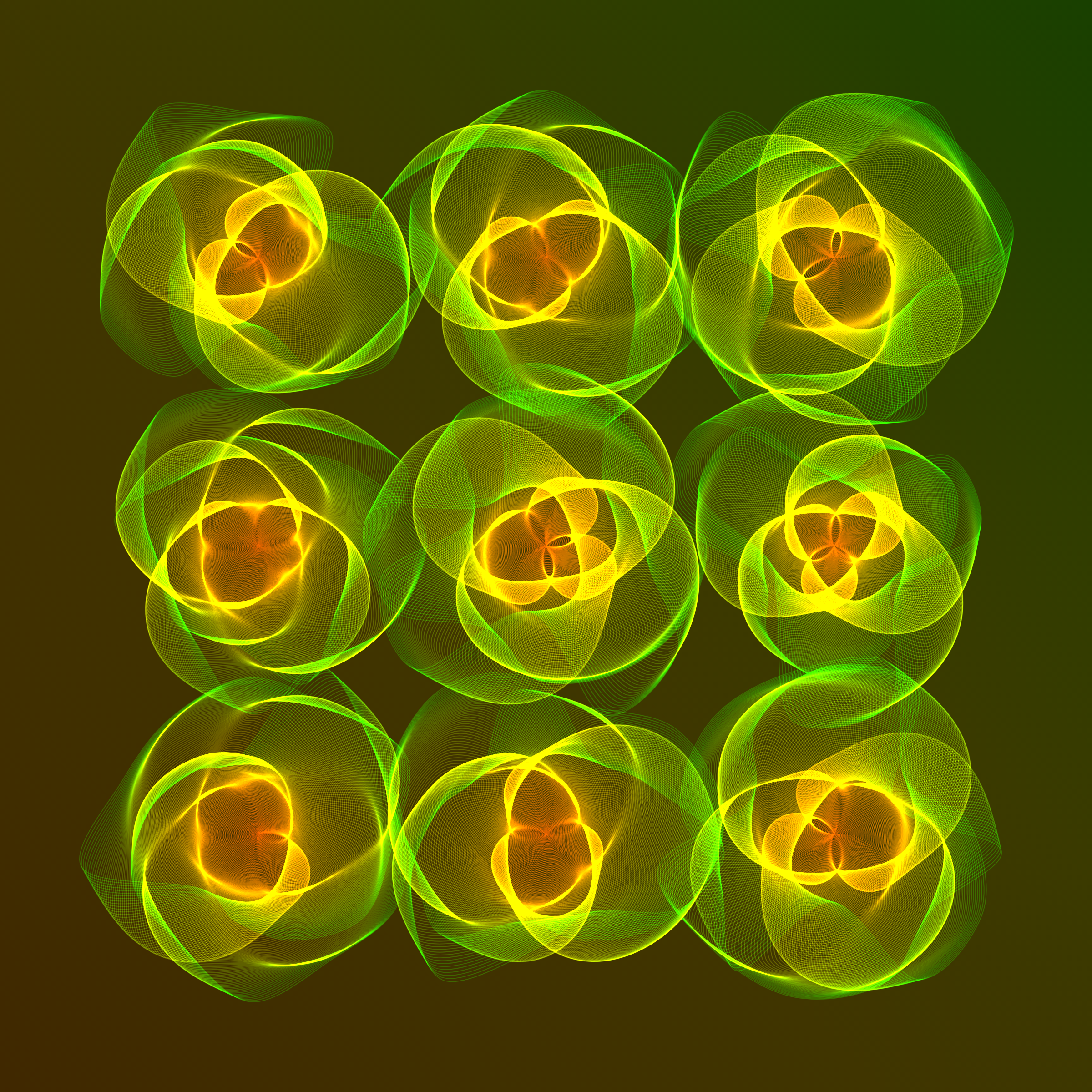 Art Blocks - Art Blocks v2 - Flowers #894 - NFT # 116000894