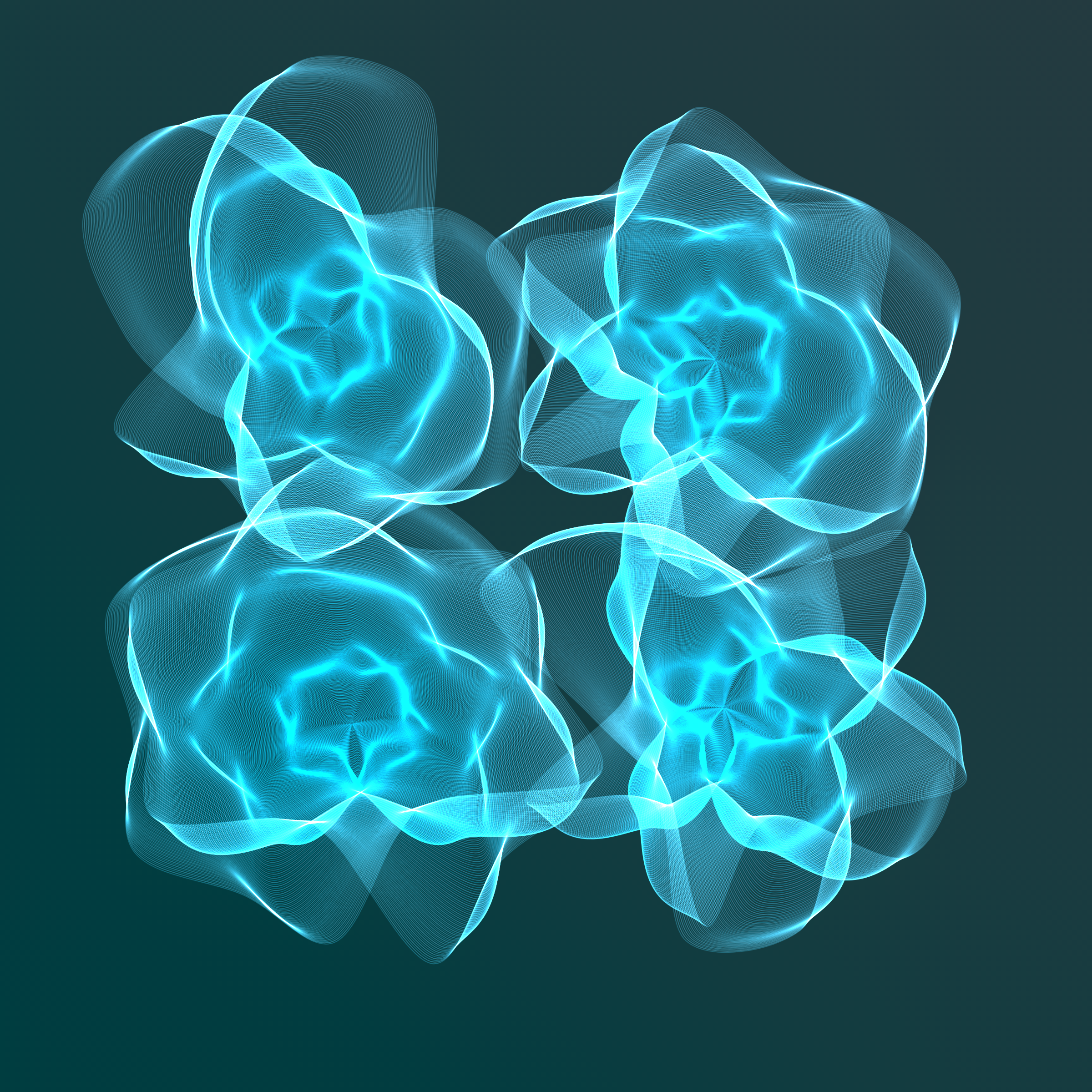 Art Blocks - Art Blocks v2 - Flowers #904 - NFT # 116000904