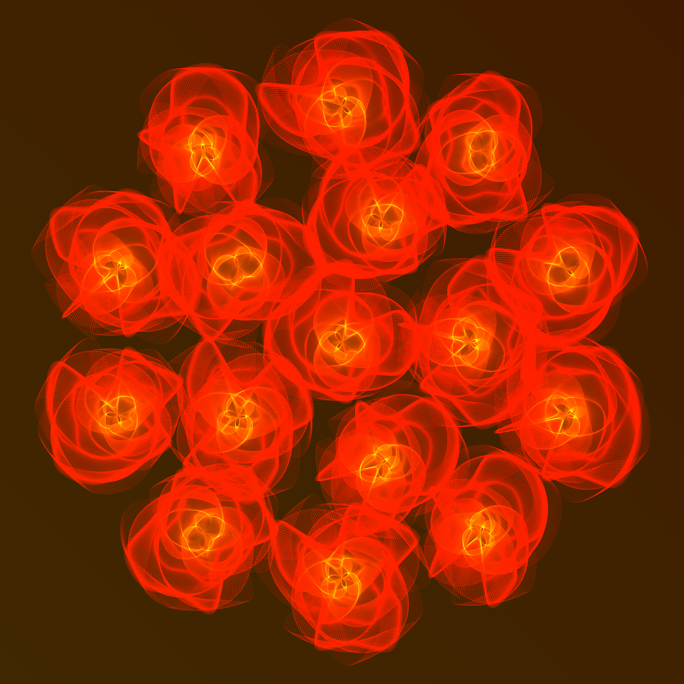 Art Blocks - Art Blocks v2 - Flowers #906 - NFT # 116000906