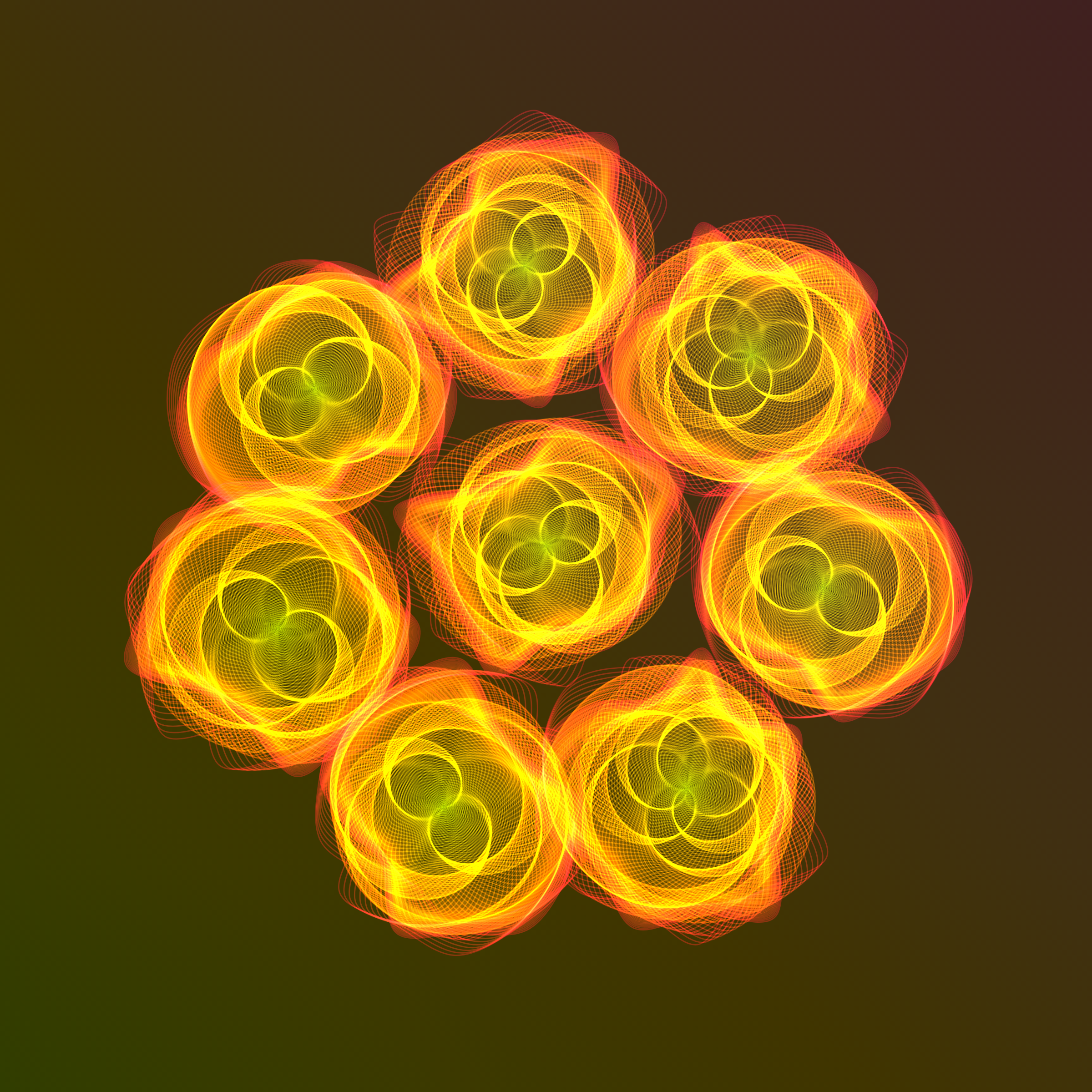 Art Blocks - Art Blocks v2 - Flowers #911 - NFT # 116000911