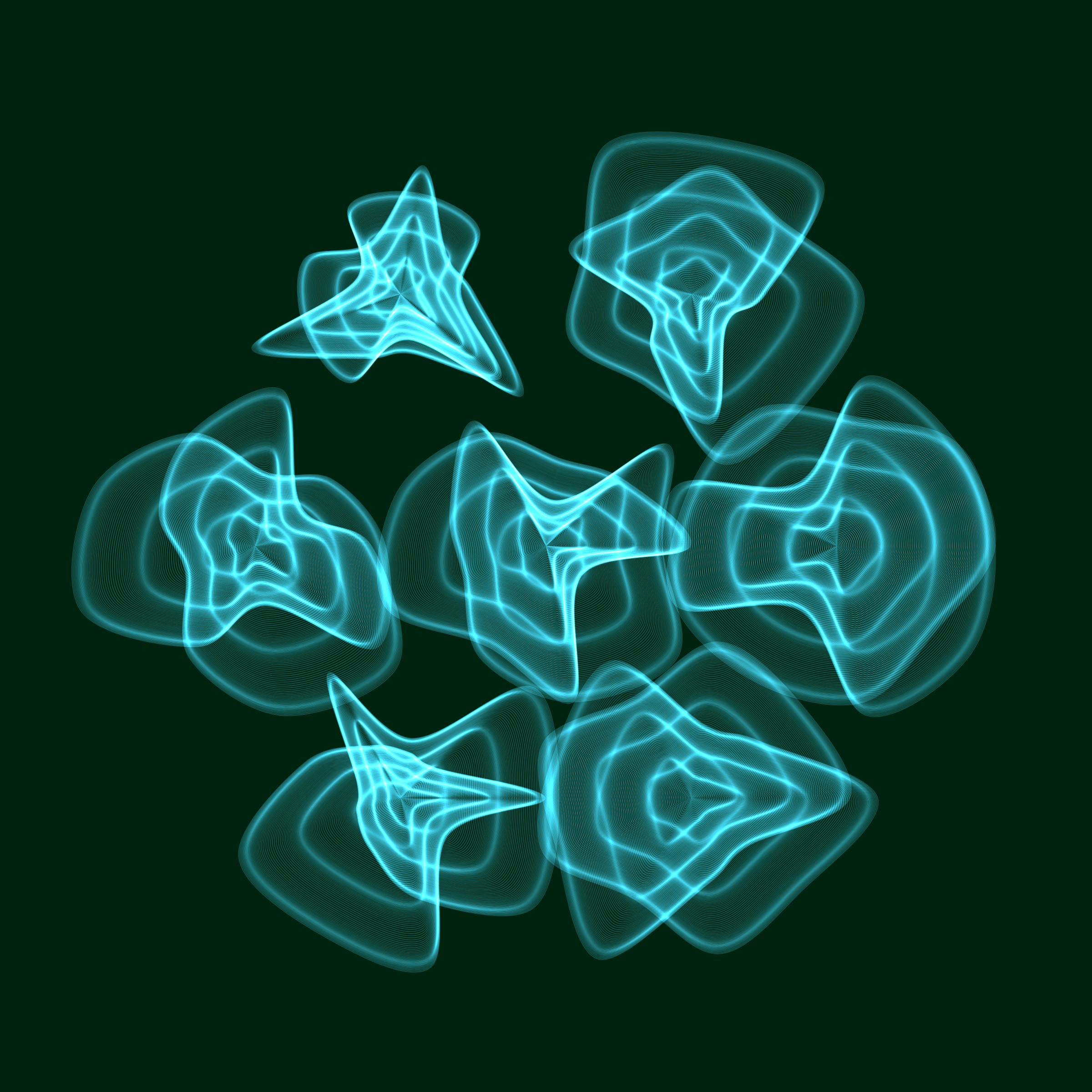 Art Blocks - Art Blocks v2 - Flowers #937 - NFT # 116000937