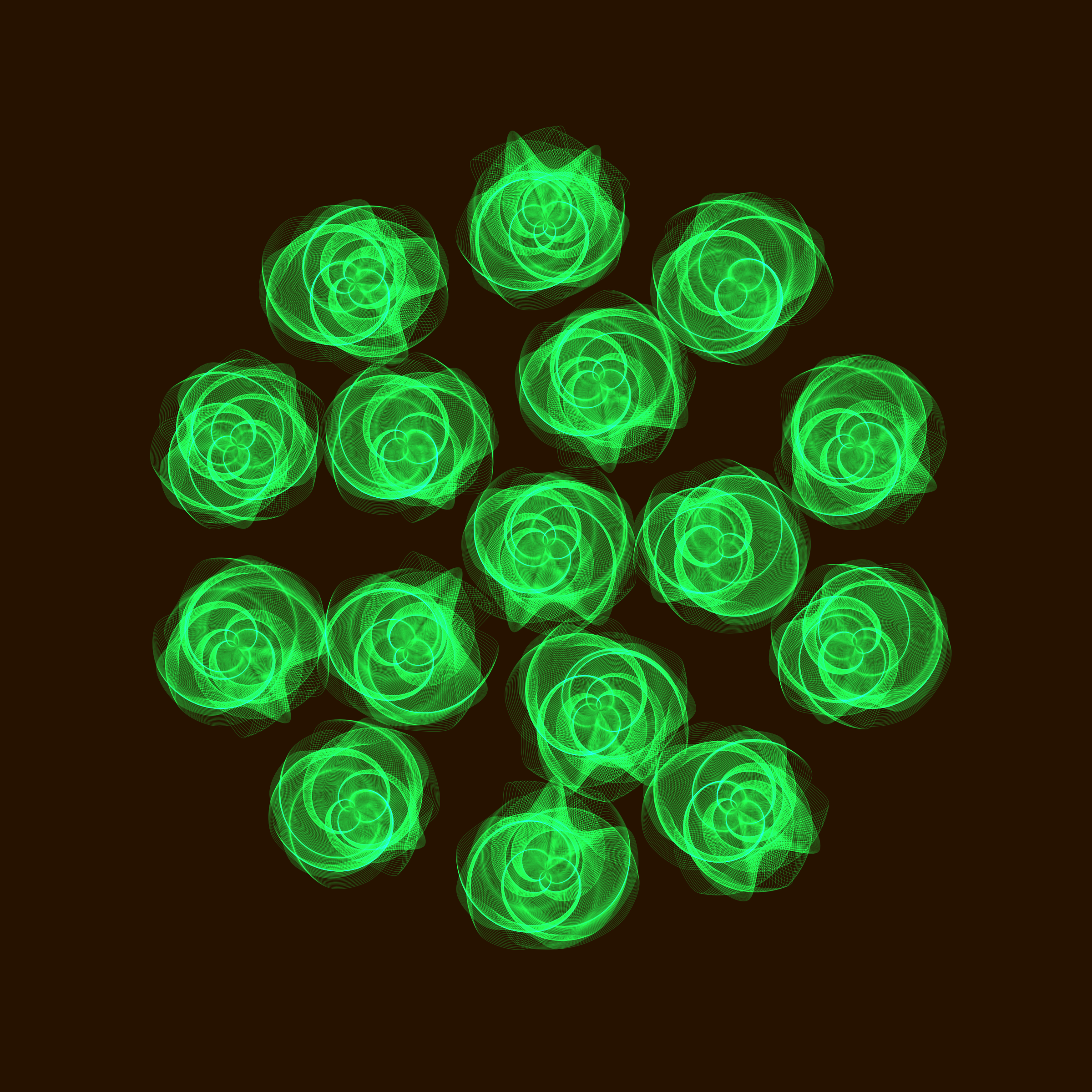 Art Blocks - Art Blocks v2 - Flowers #949 - NFT # 116000949