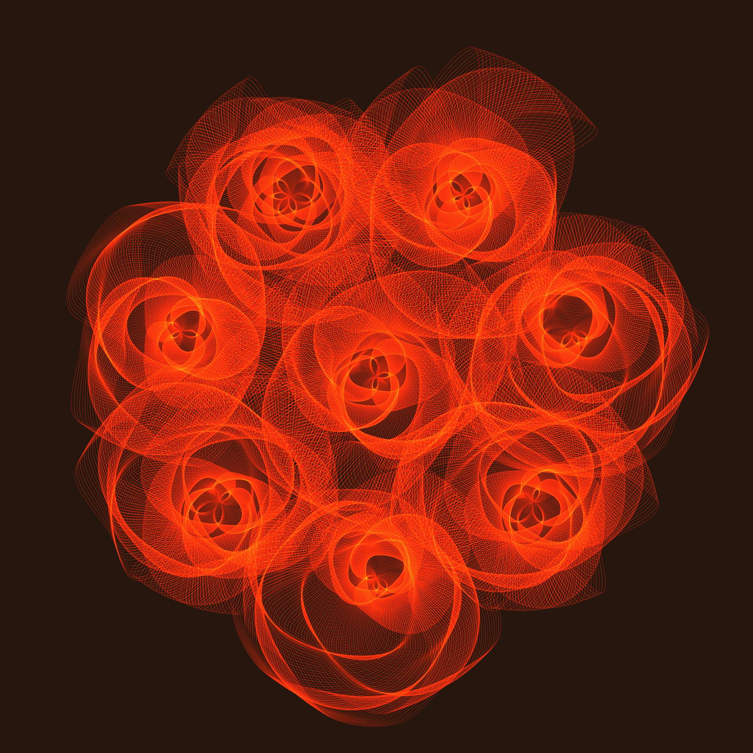 Art Blocks - Art Blocks v2 - Flowers #950 - NFT # 116000950