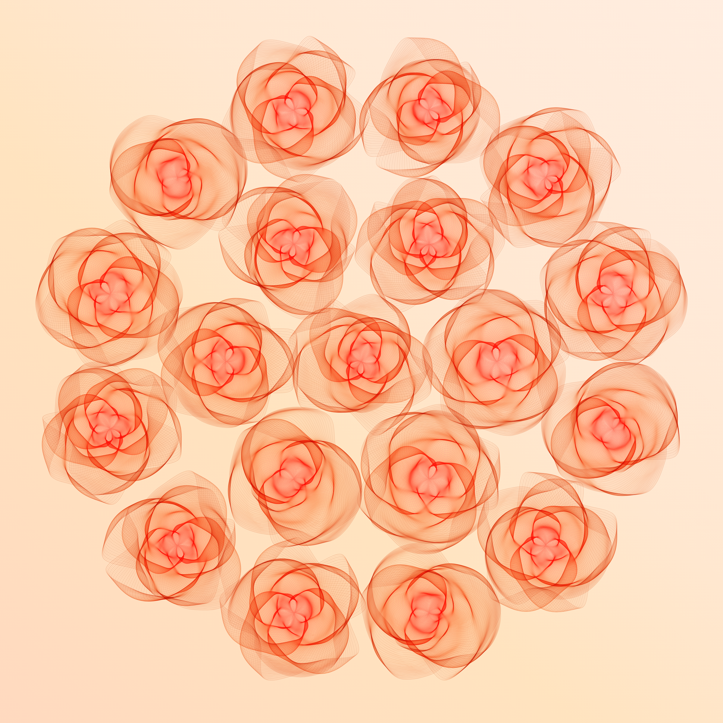 Art Blocks - Art Blocks v2 - Flowers #956 - NFT # 116000956