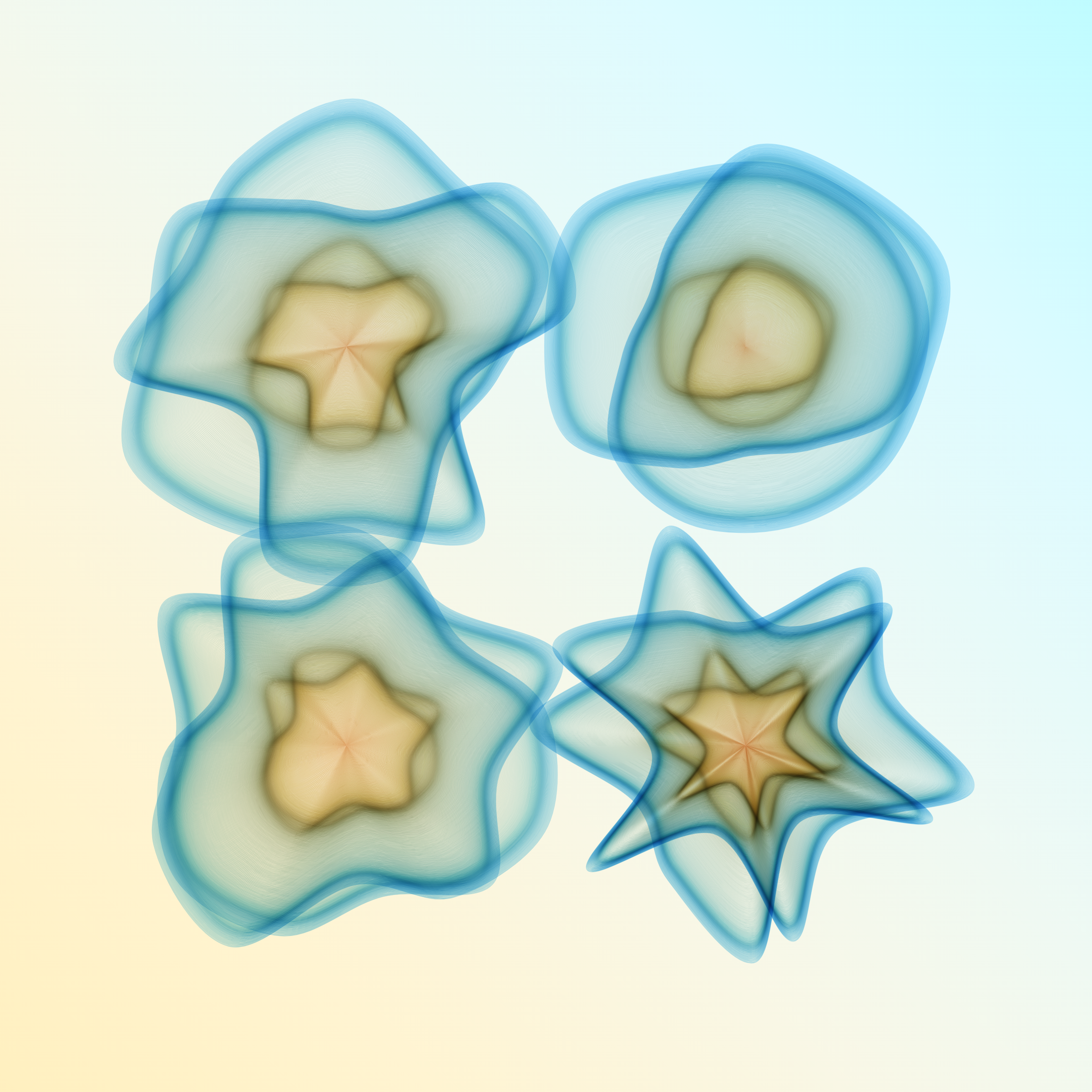 Art Blocks - Art Blocks v2 - Flowers #971 - NFT # 116000971