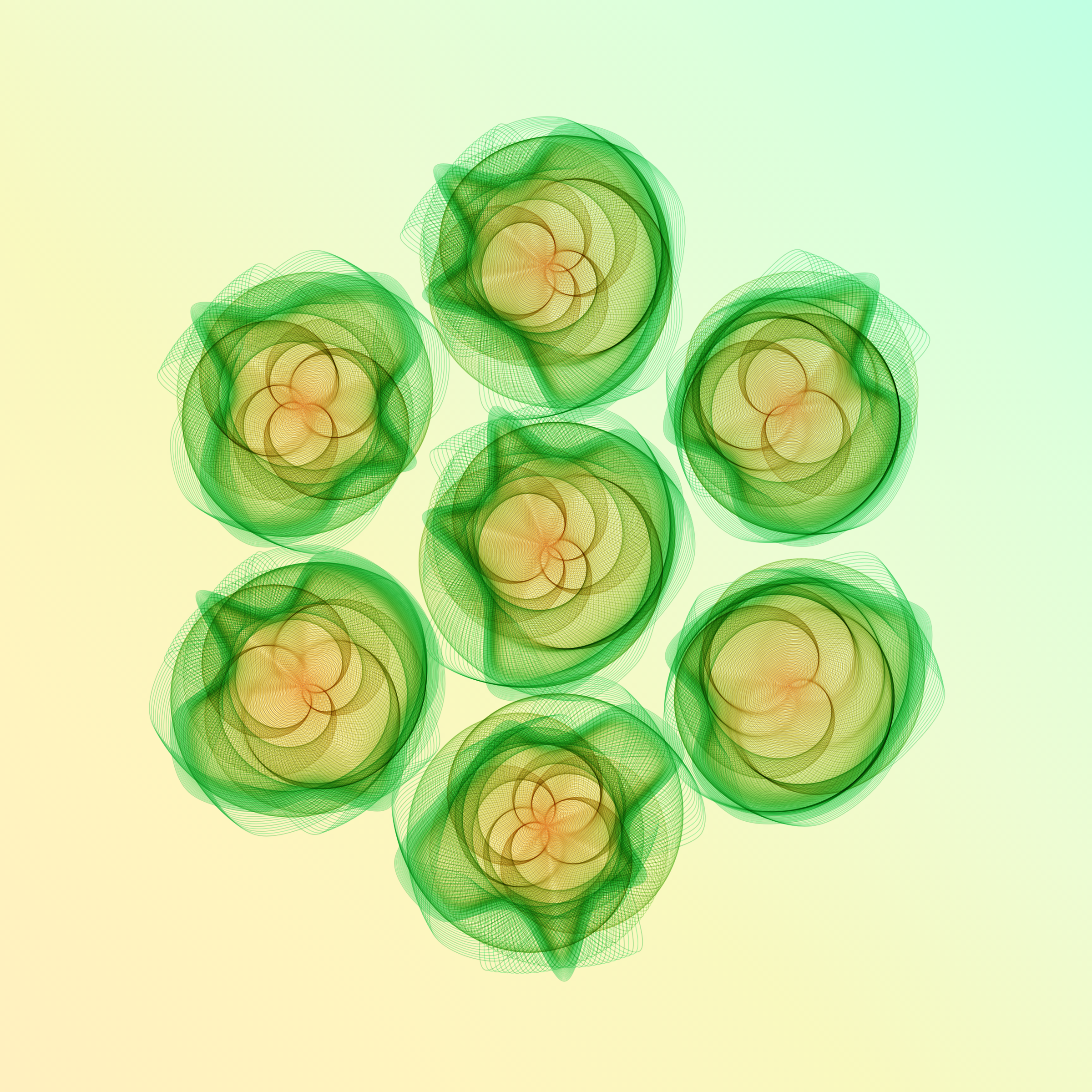 Art Blocks - Art Blocks v2 - Flowers #985 - NFT # 116000985