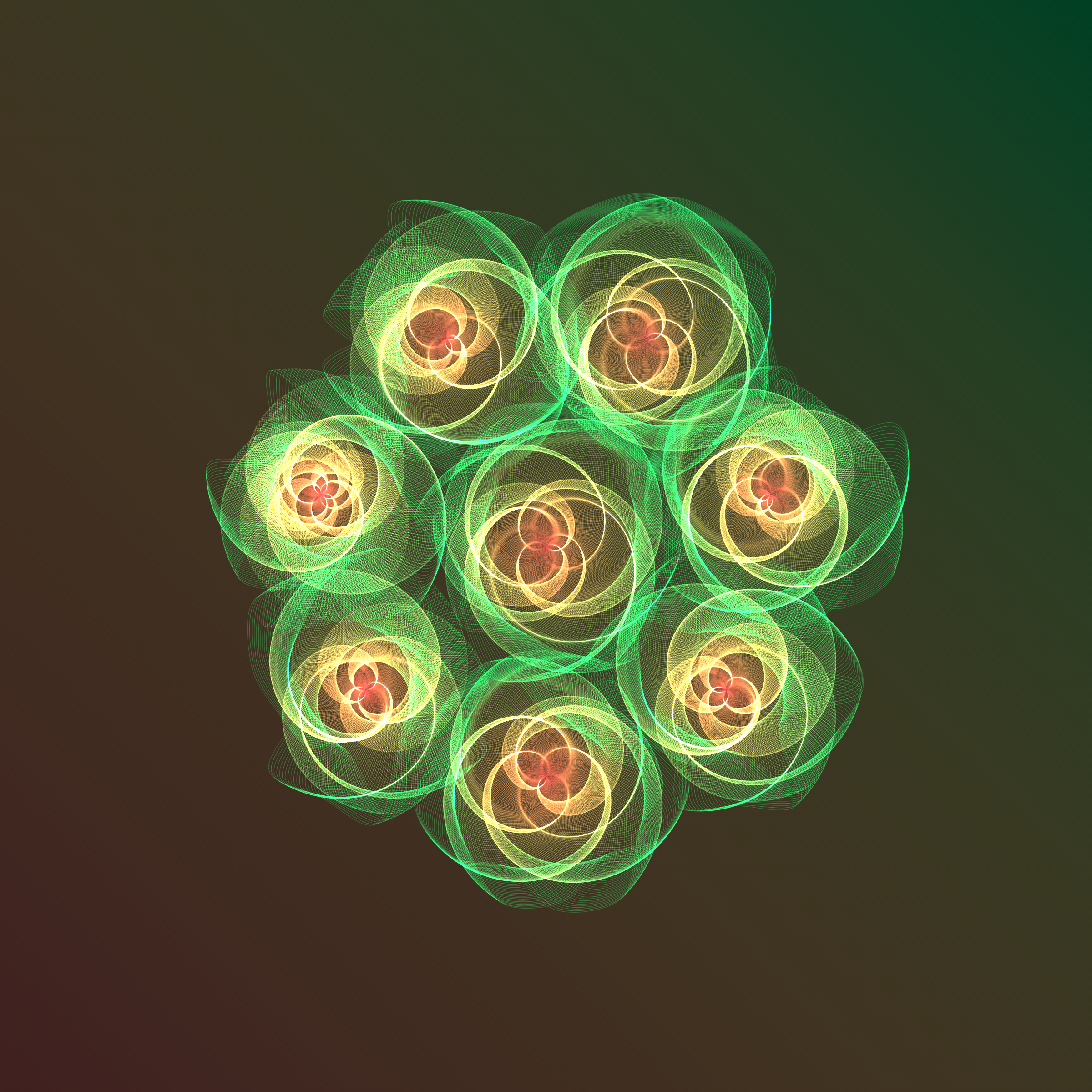 Art Blocks - Art Blocks v2 - Flowers #1000 - NFT # 116001000