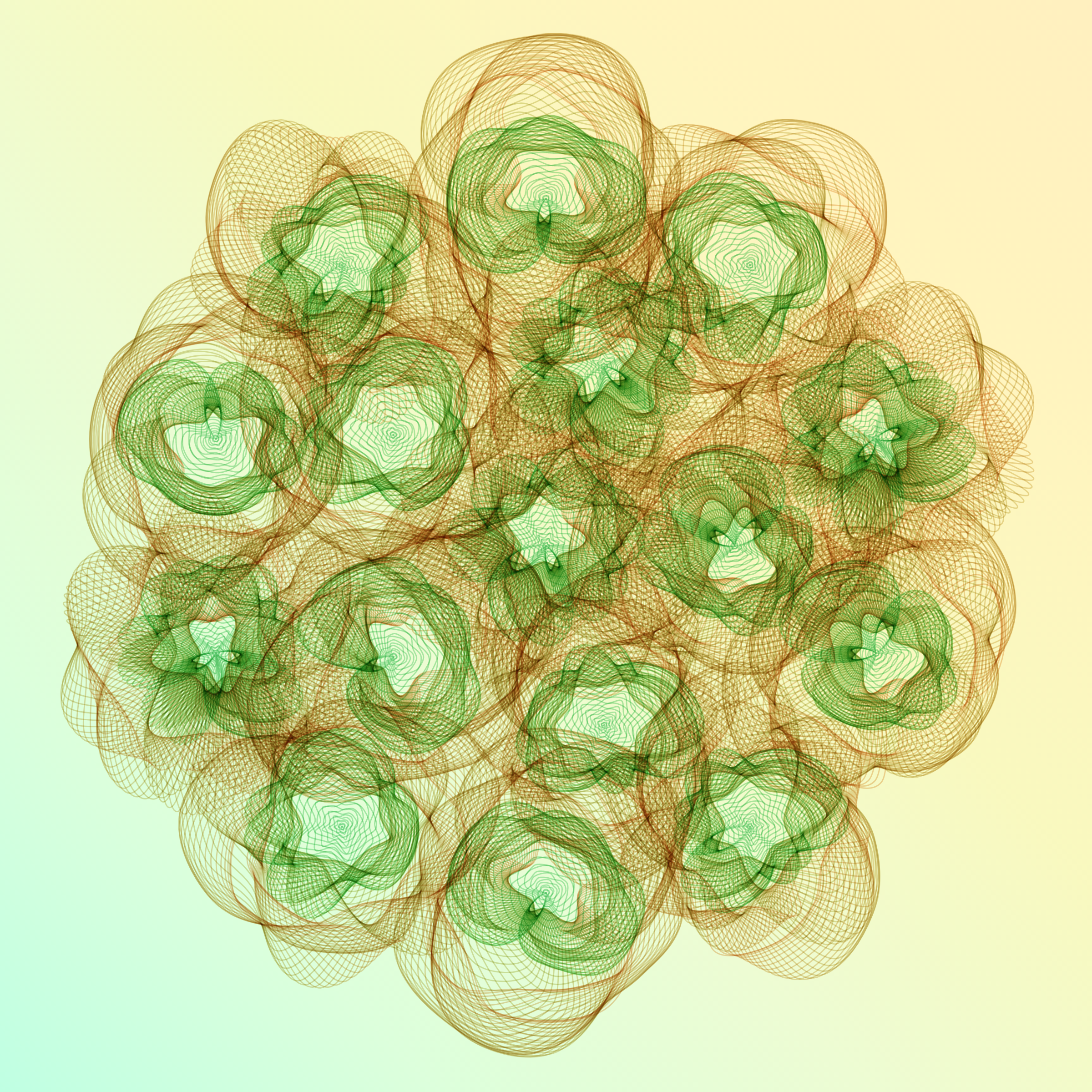 Art Blocks - Art Blocks v2 - Flowers #1006 - NFT # 116001006