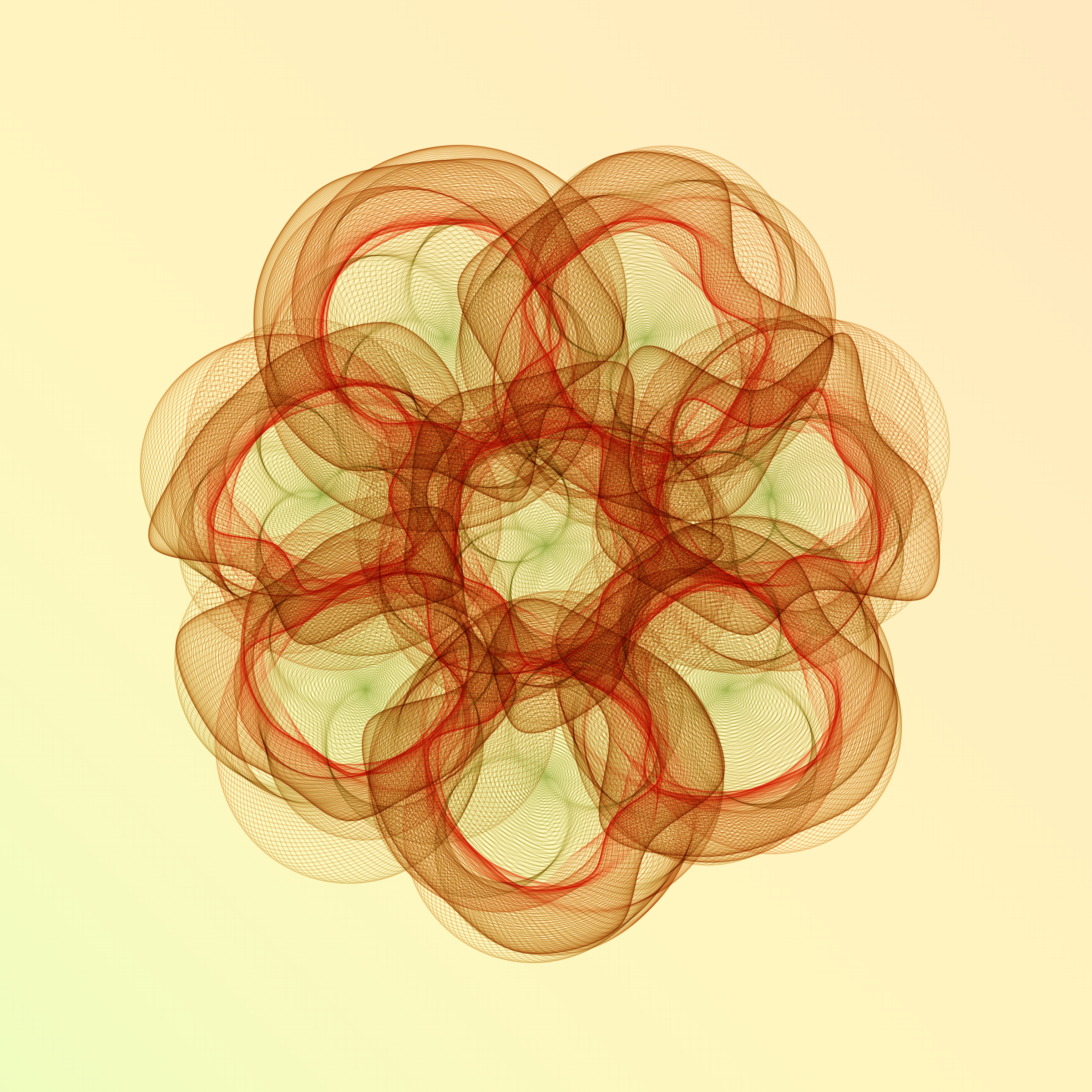 Art Blocks - Art Blocks v2 - Flowers #1013 - NFT # 116001013