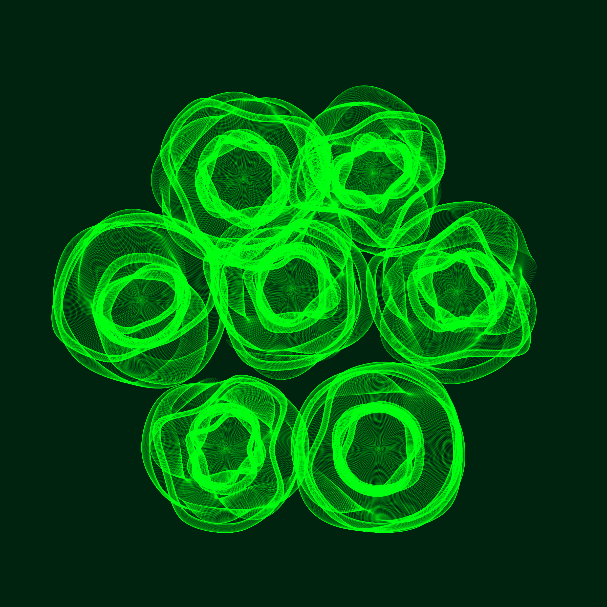 Art Blocks - Art Blocks v2 - Flowers #1018 - NFT # 116001018