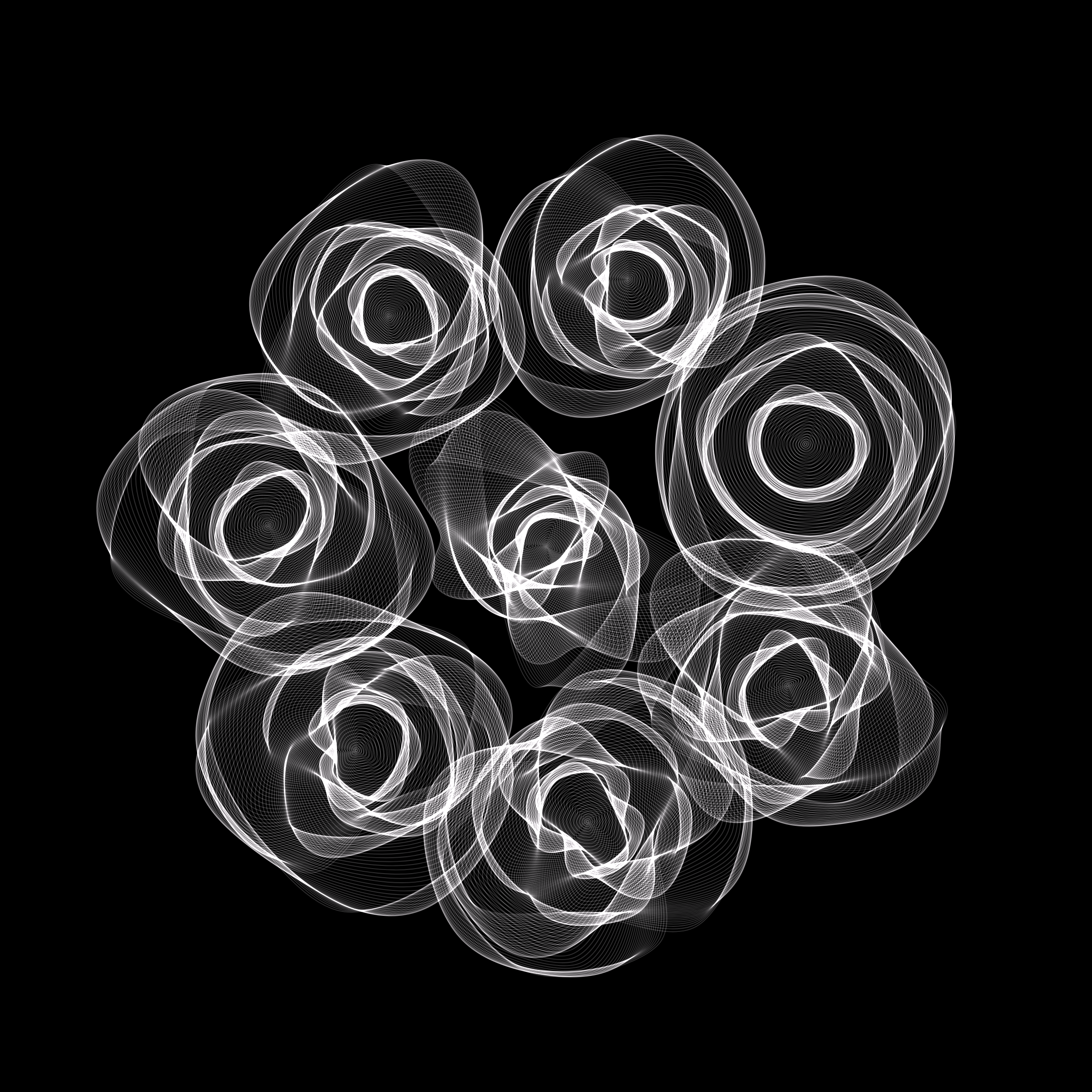 Art Blocks - Art Blocks v2 - Flowers #1027 - NFT # 116001027