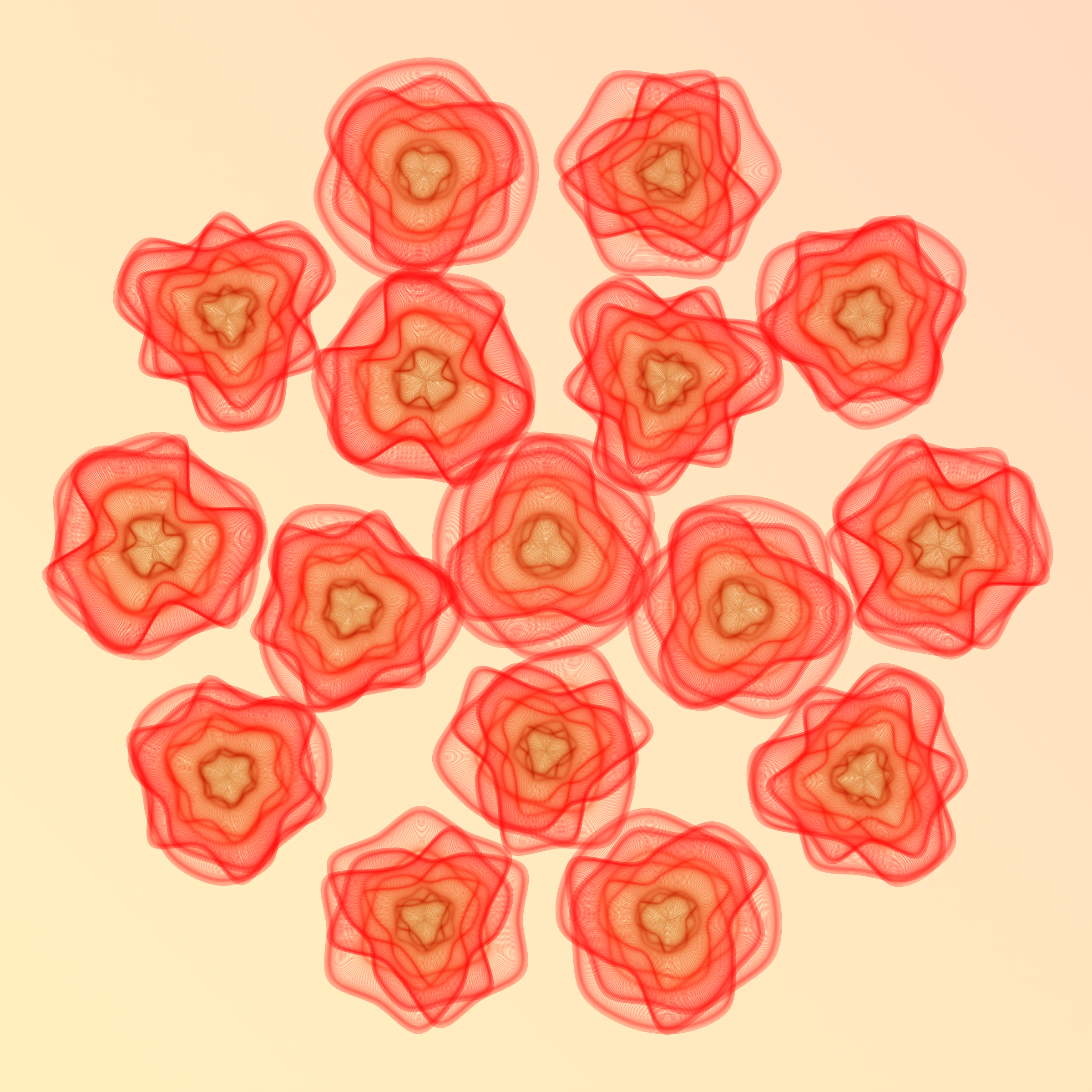 Art Blocks - Art Blocks v2 - Flowers #1031 - NFT # 116001031