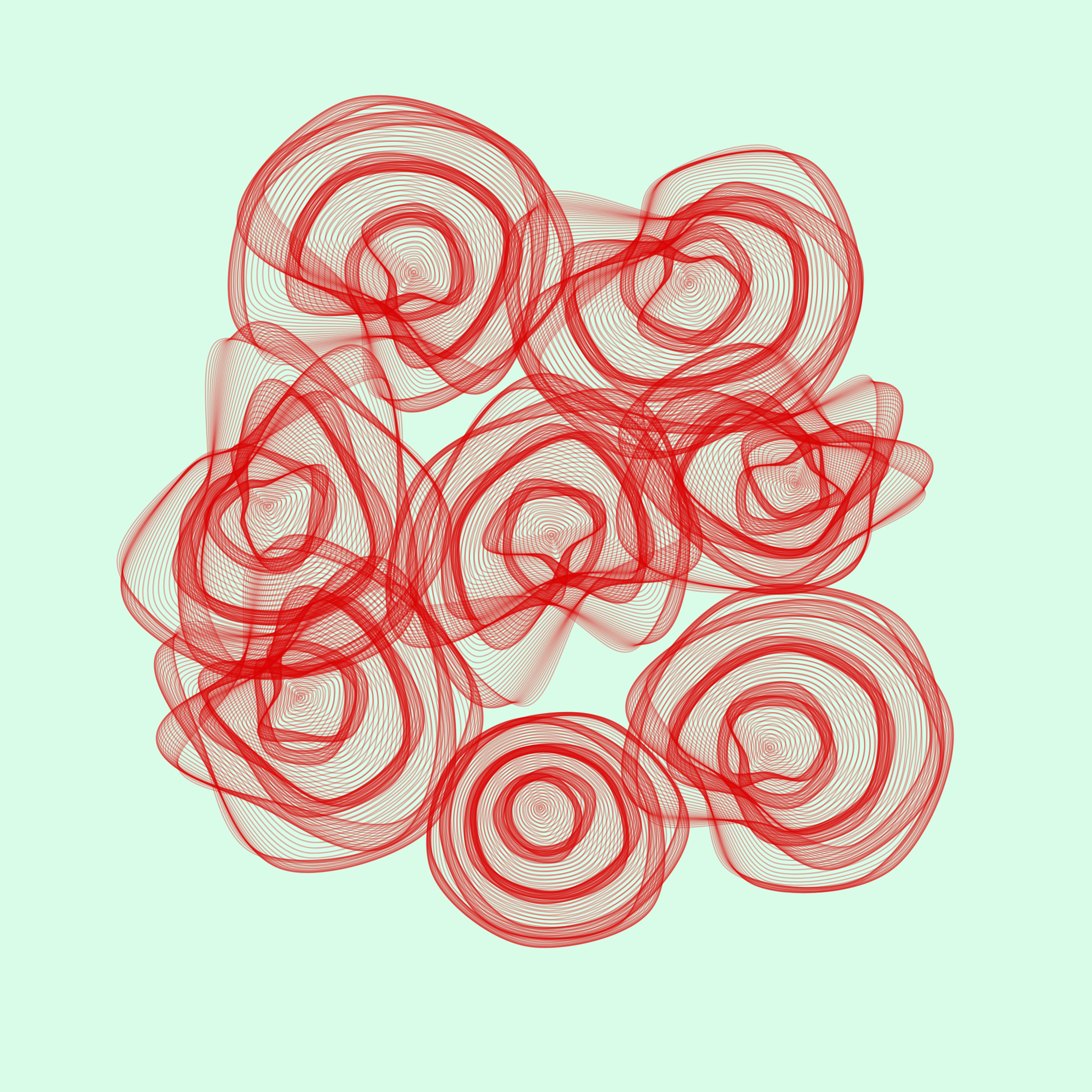 Art Blocks - Art Blocks v2 - Flowers #1034 - NFT # 116001034