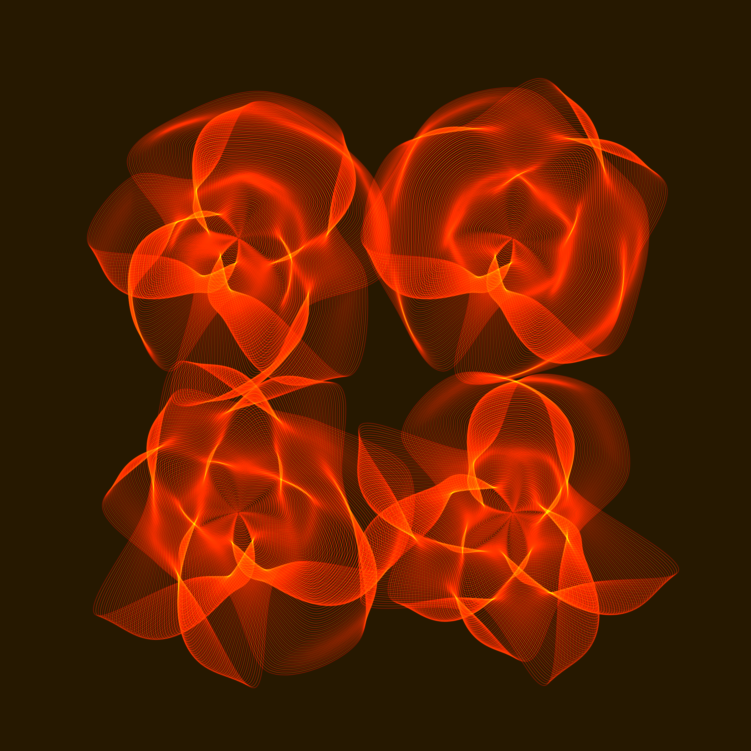 Art Blocks - Art Blocks v2 - Flowers #1039 - NFT # 116001039