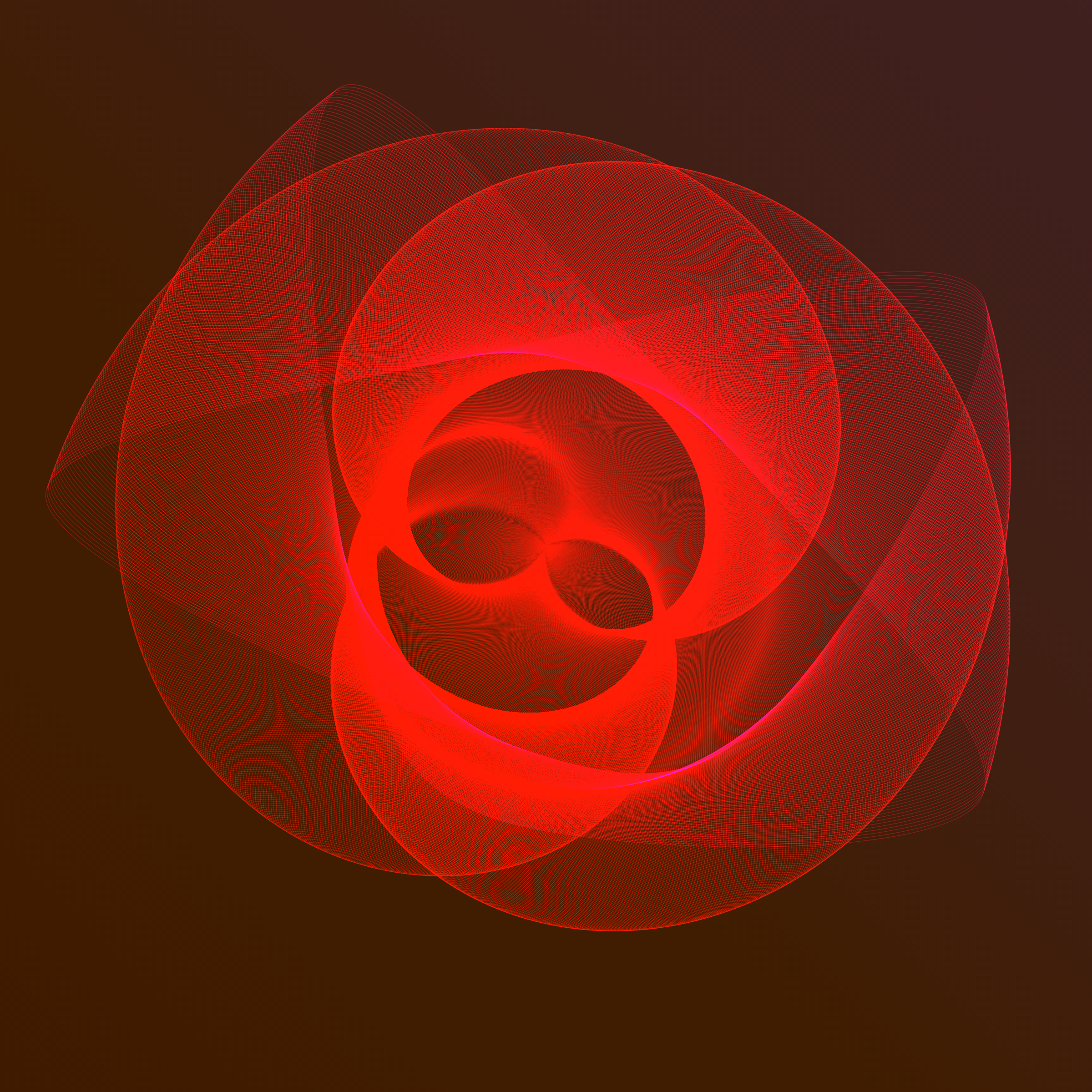 Art Blocks - Art Blocks v2 - Flowers #1043 - NFT # 116001043