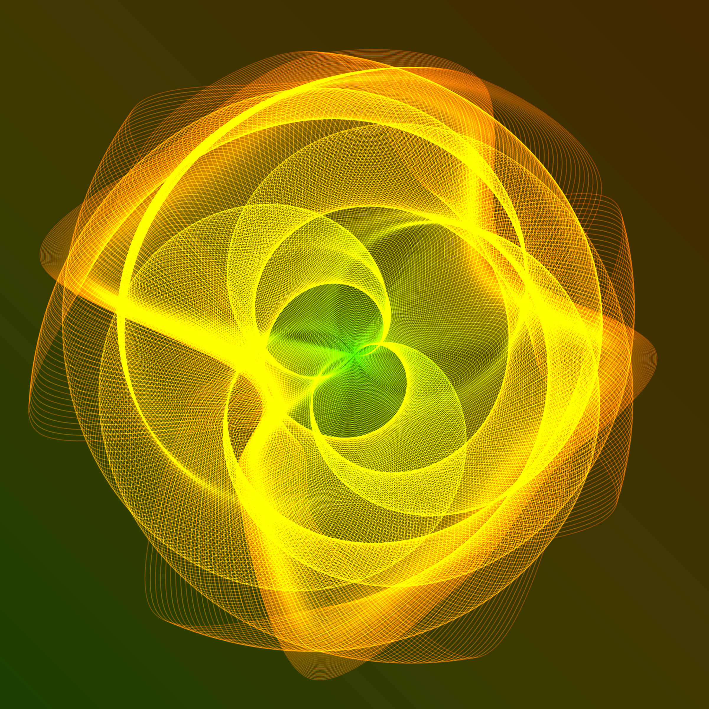 Art Blocks - Art Blocks v2 - Flowers #1044 - NFT # 116001044