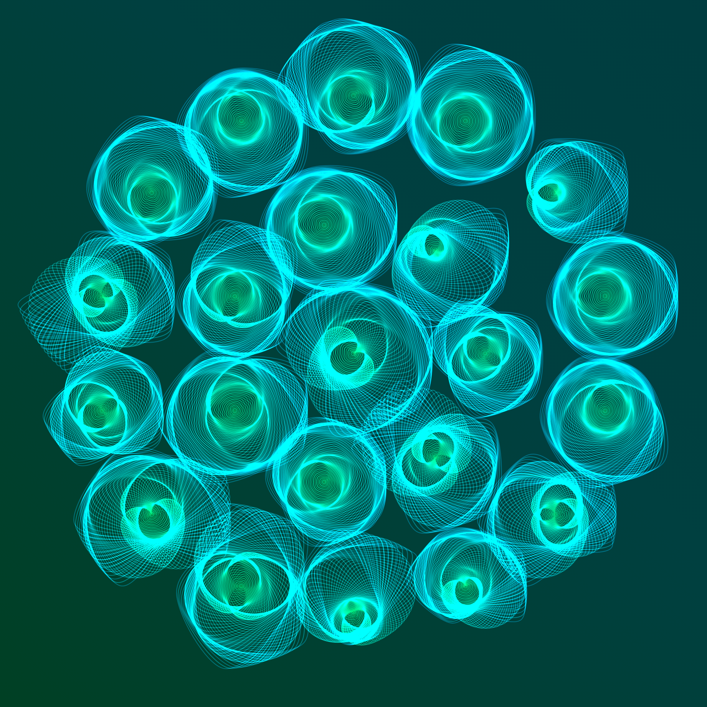 Art Blocks - Art Blocks v2 - Flowers #1047 - NFT # 116001047