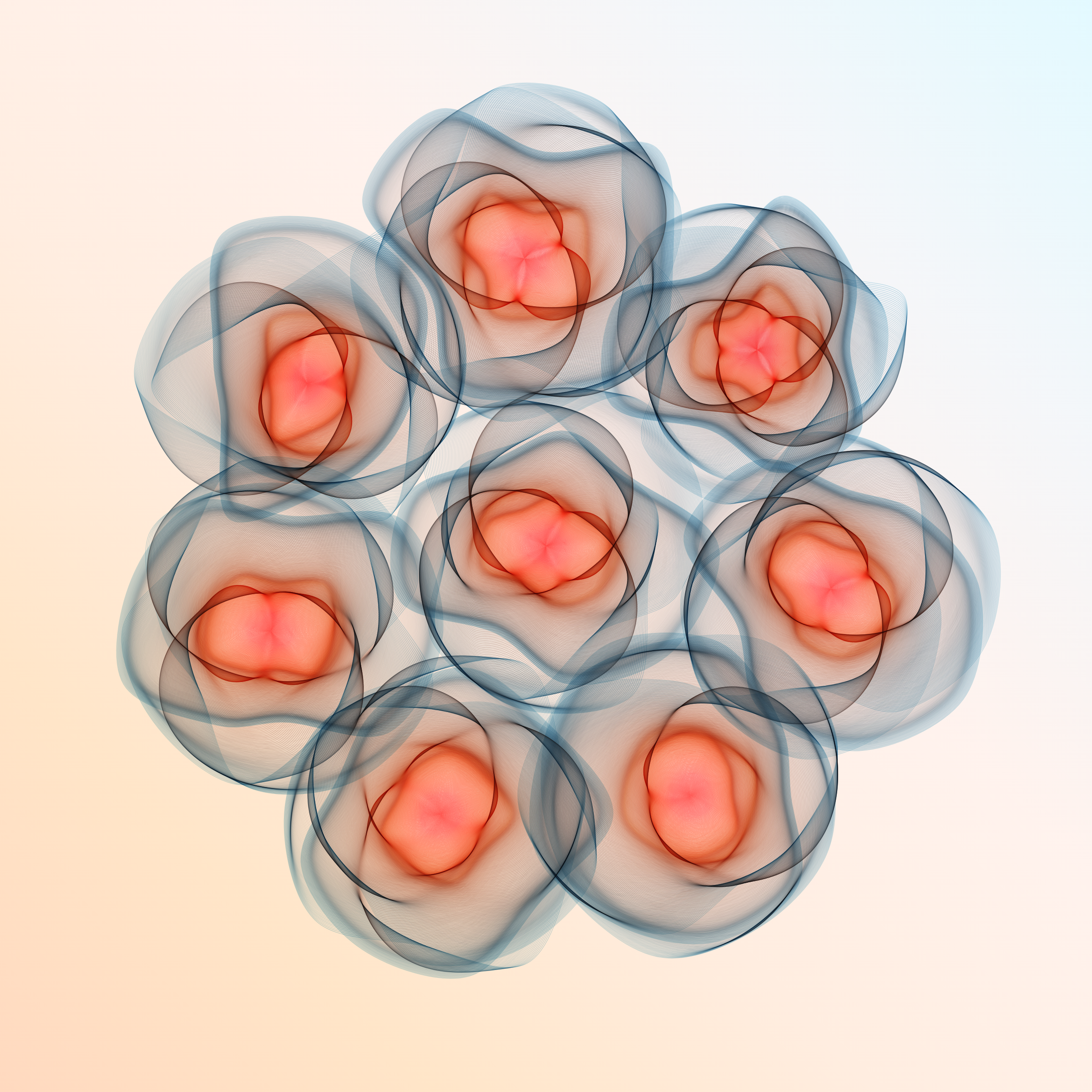 Art Blocks - Art Blocks v2 - Flowers #1050 - NFT # 116001050