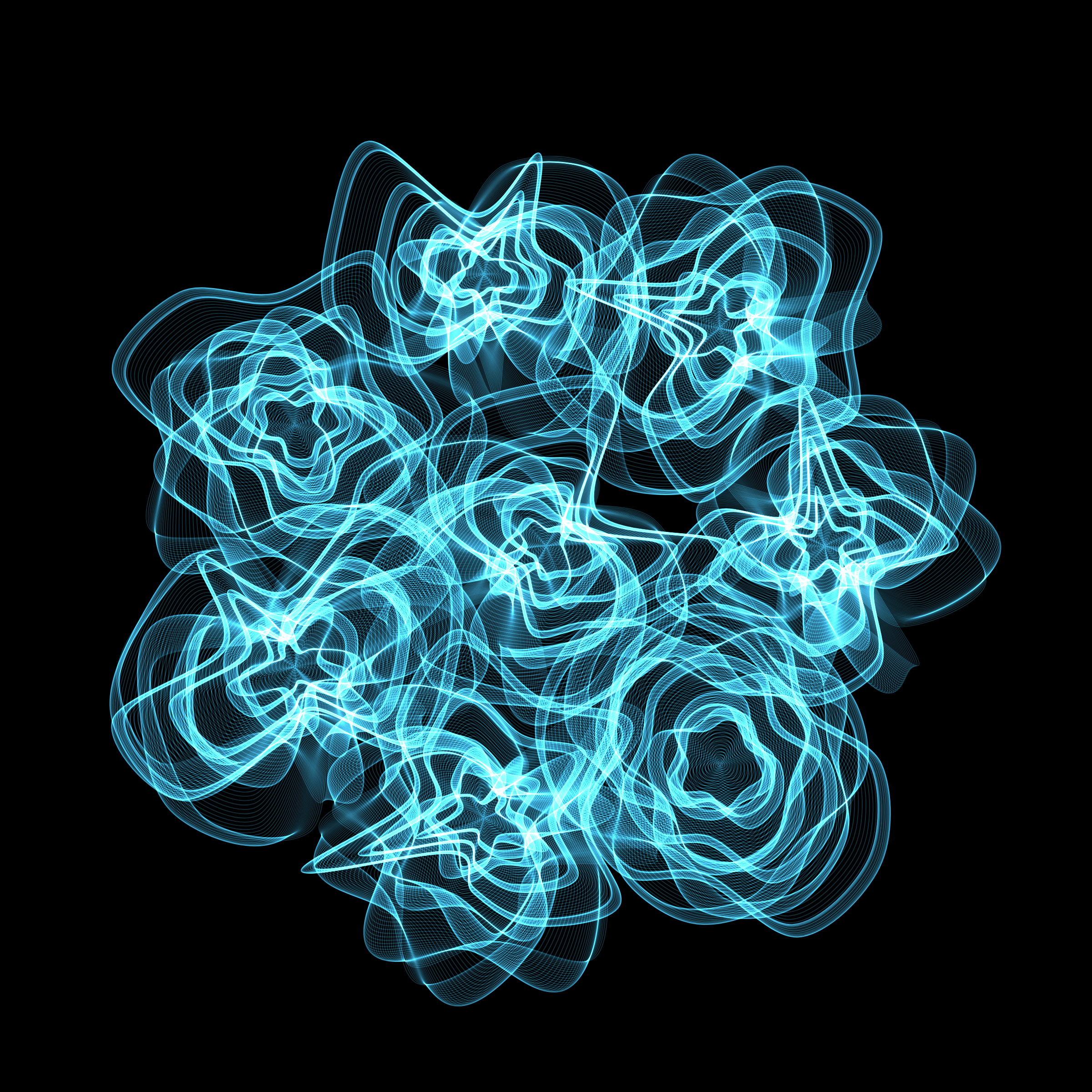 Art Blocks - Art Blocks v2 - Flowers #1052 - NFT # 116001052