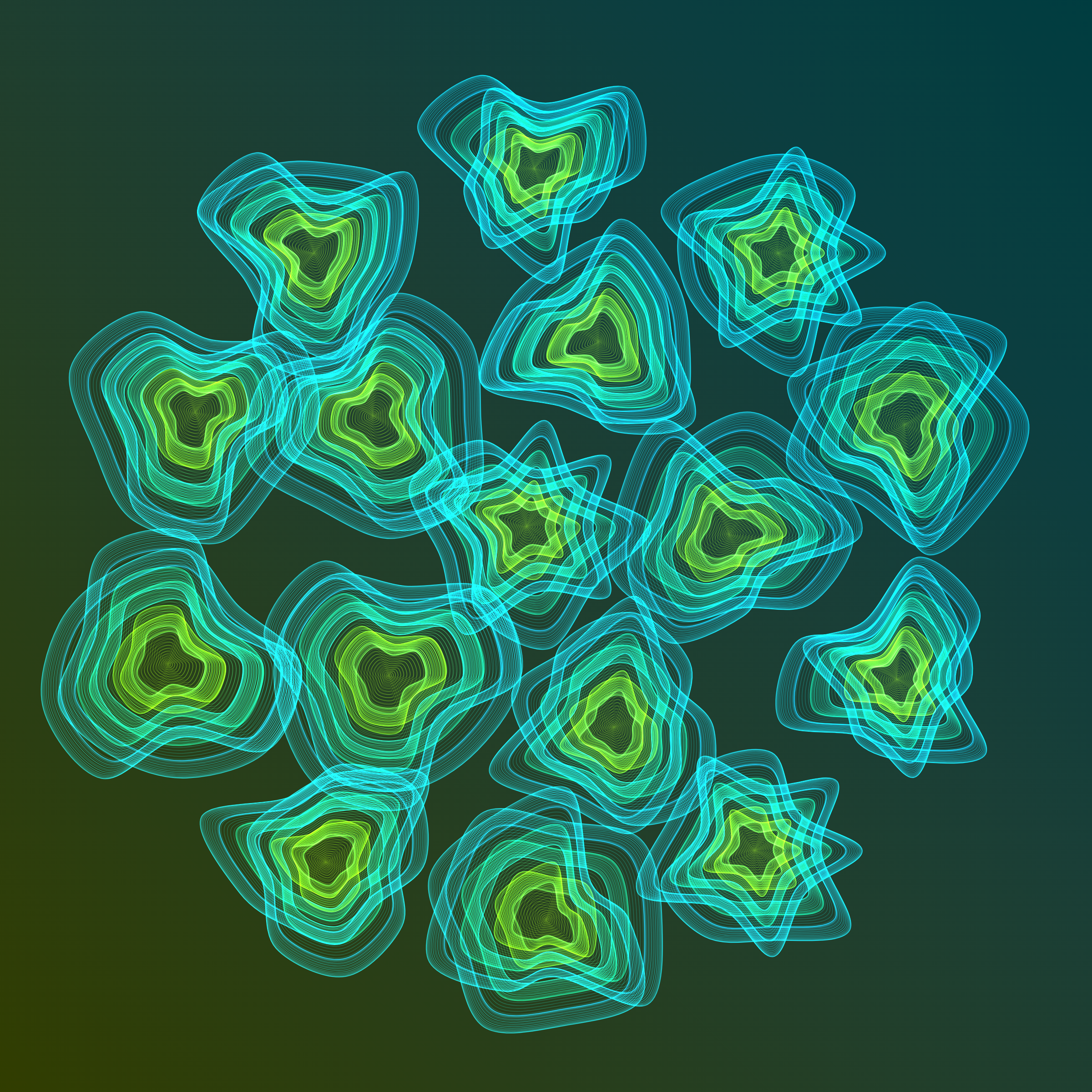 Art Blocks - Art Blocks v2 - Flowers #1060 - NFT # 116001060