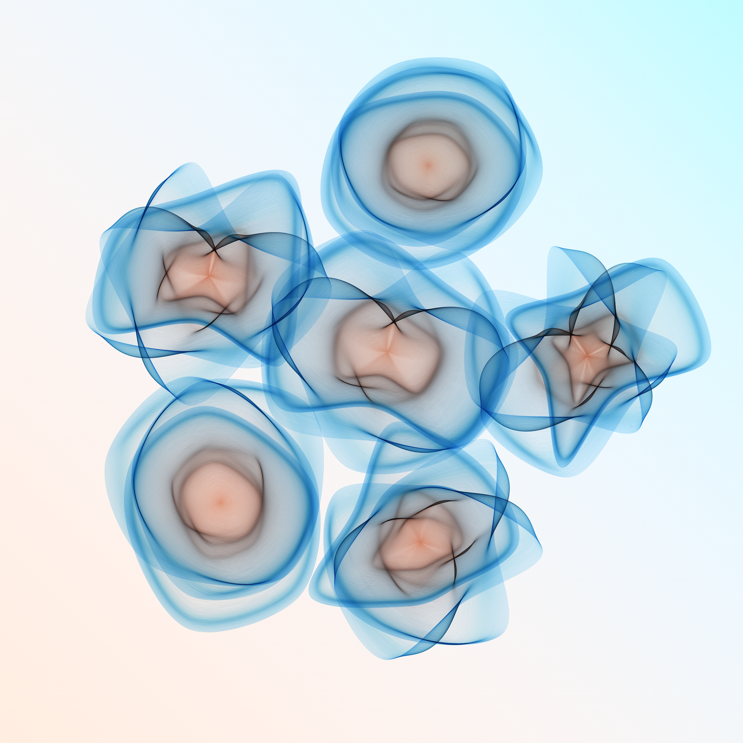 Art Blocks - Art Blocks v2 - Flowers #1064 - NFT # 116001064