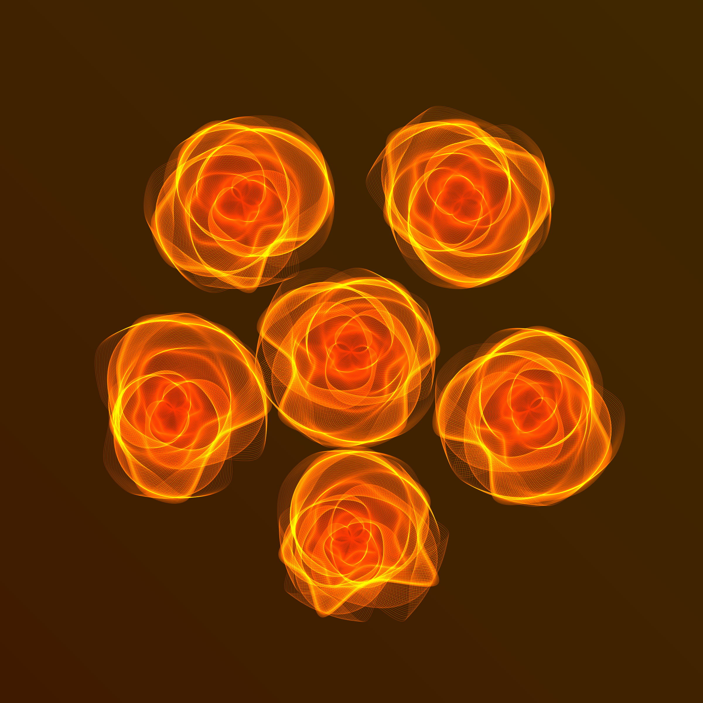 Art Blocks - Art Blocks v2 - Flowers #1068 - NFT # 116001068