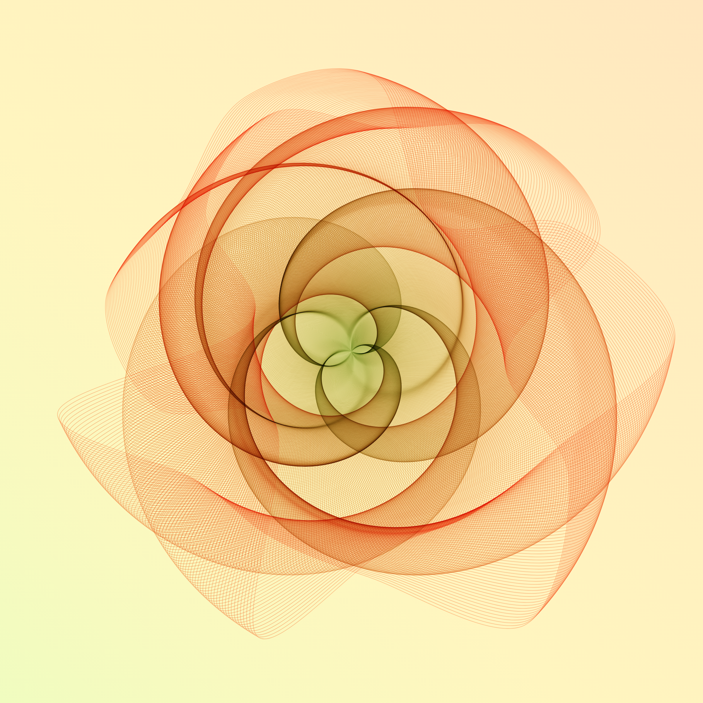 Art Blocks - Art Blocks v2 - Flowers #1072 - NFT # 116001072