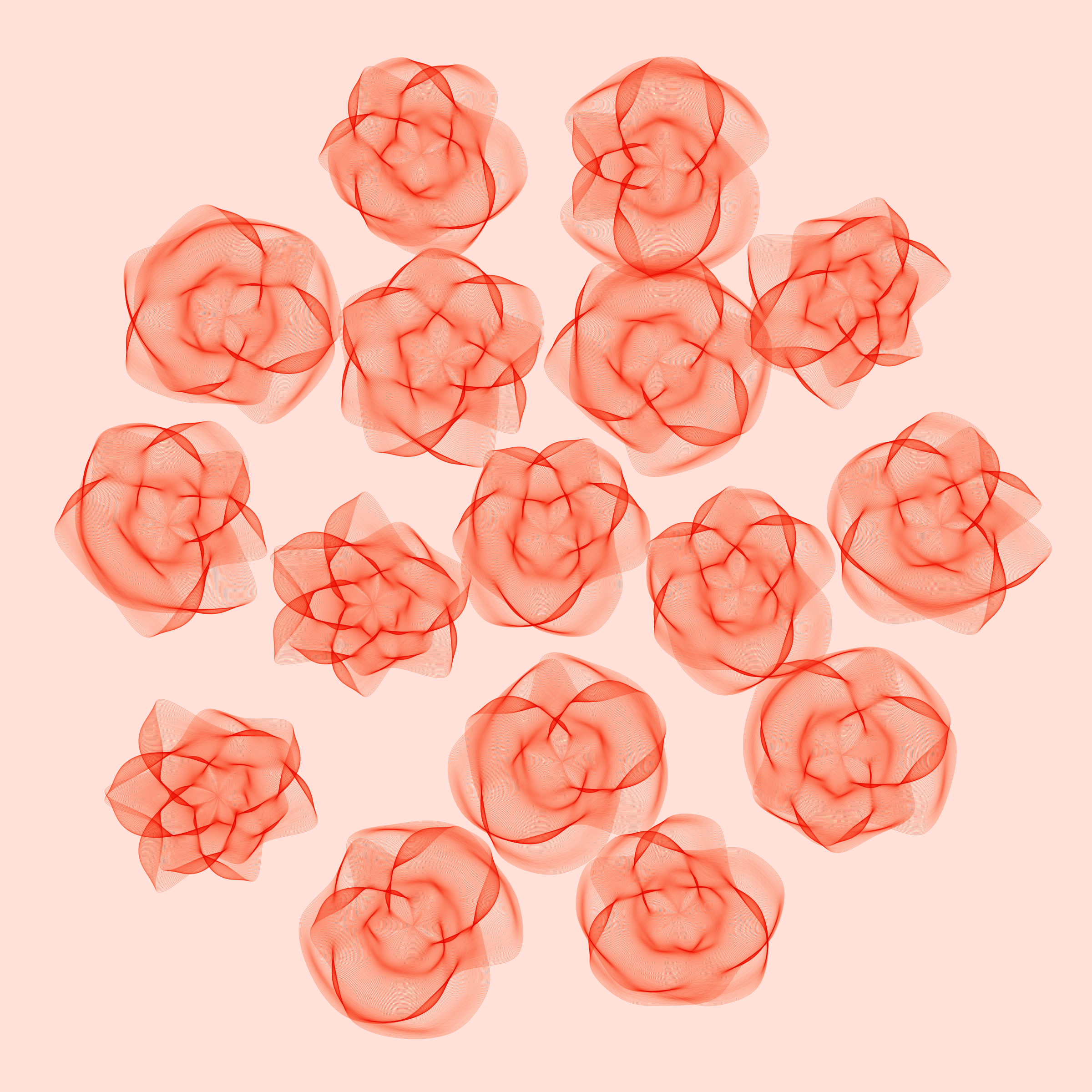 Art Blocks - Art Blocks v2 - Flowers #1074 - NFT # 116001074