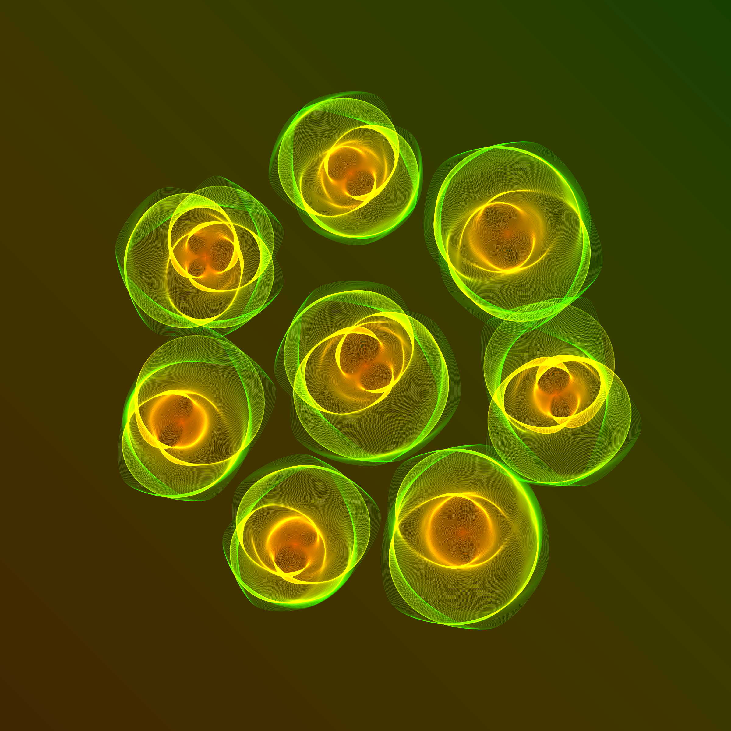 Art Blocks - Art Blocks v2 - Flowers #1075 - NFT # 116001075