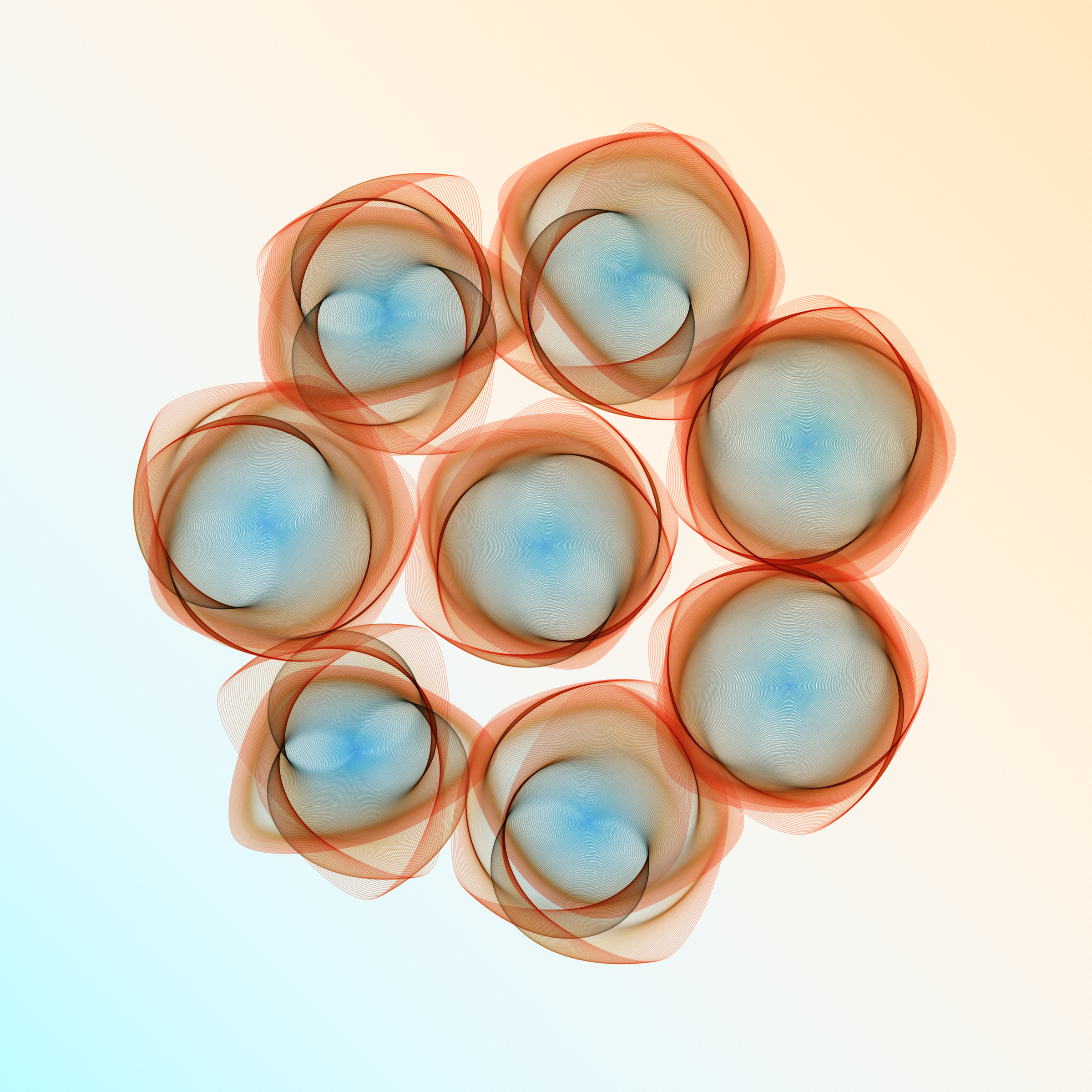 Art Blocks - Art Blocks v2 - Flowers #1076 - NFT # 116001076