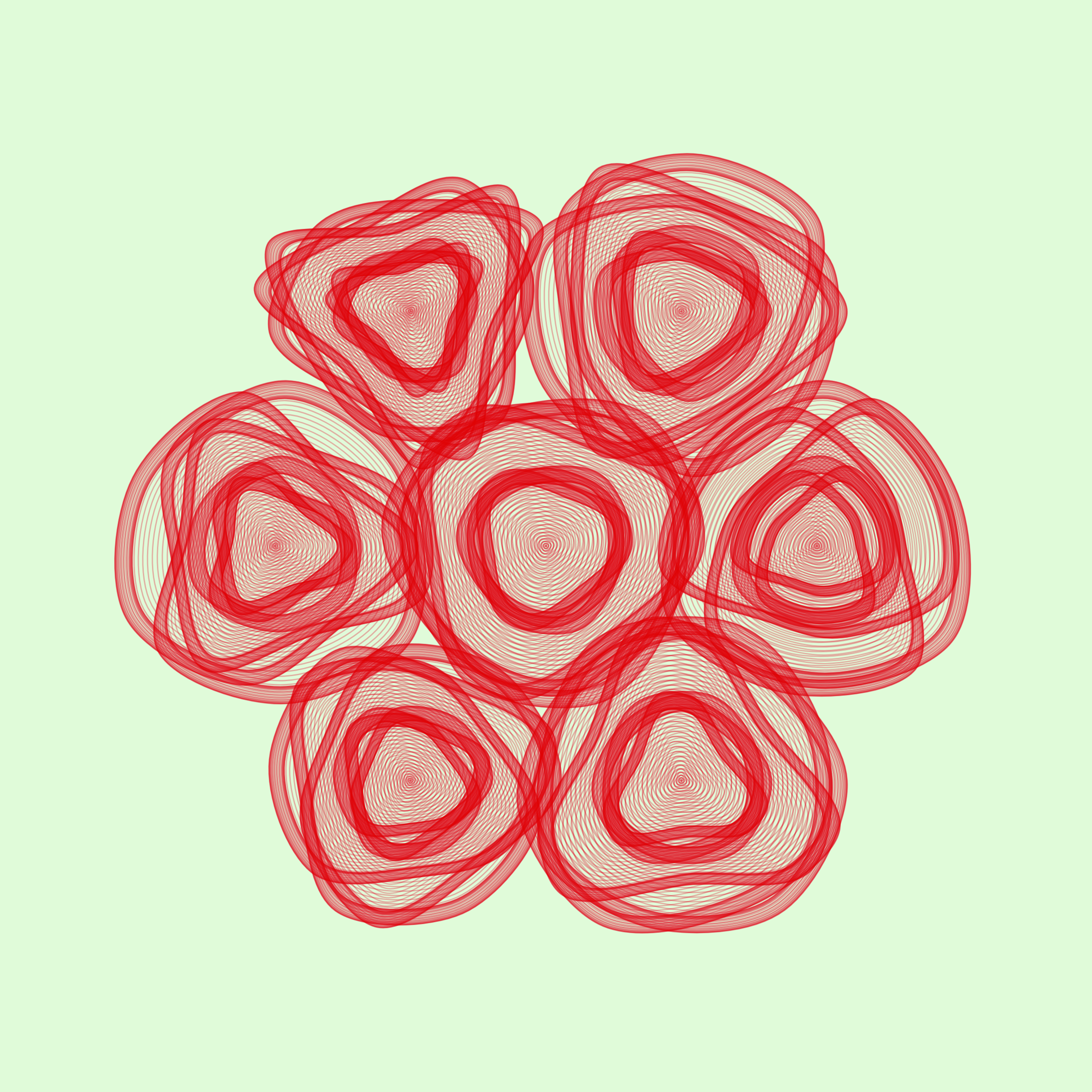 Art Blocks - Art Blocks v2 - Flowers #1087 - NFT # 116001087