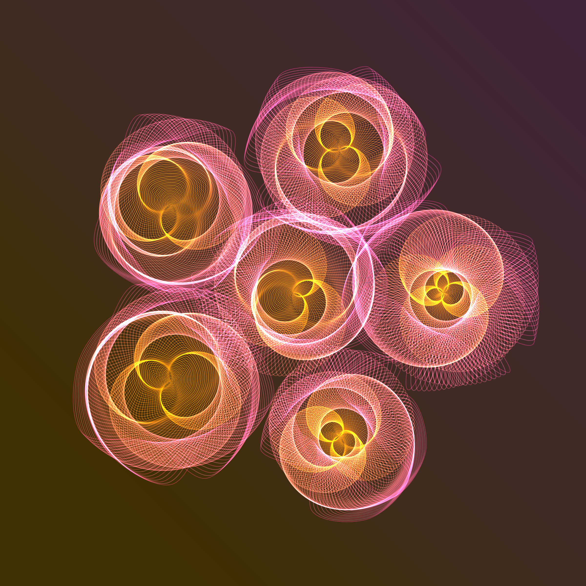 Art Blocks - Art Blocks v2 - Flowers #1091 - NFT # 116001091