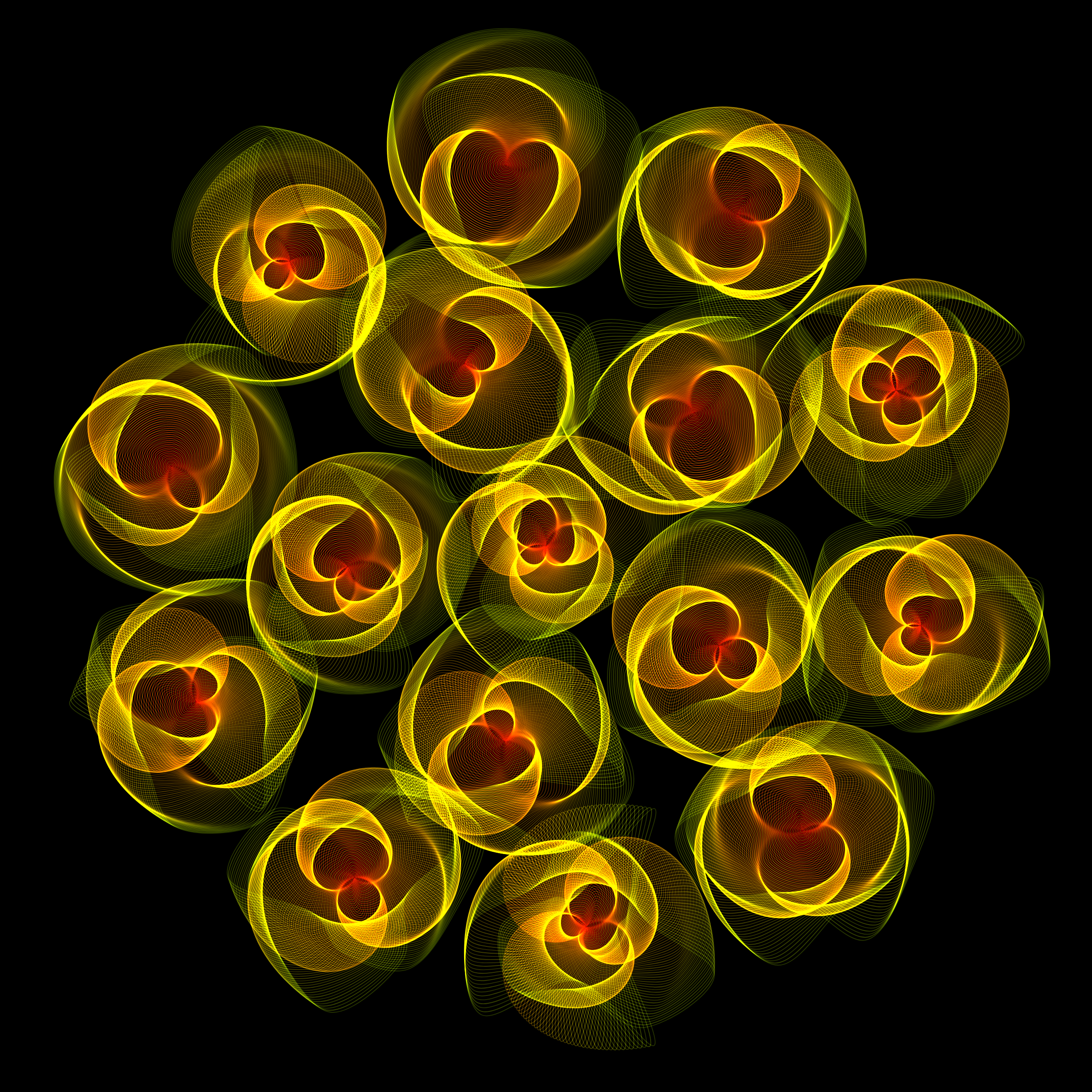 Art Blocks - Art Blocks v2 - Flowers #1094 - NFT # 116001094