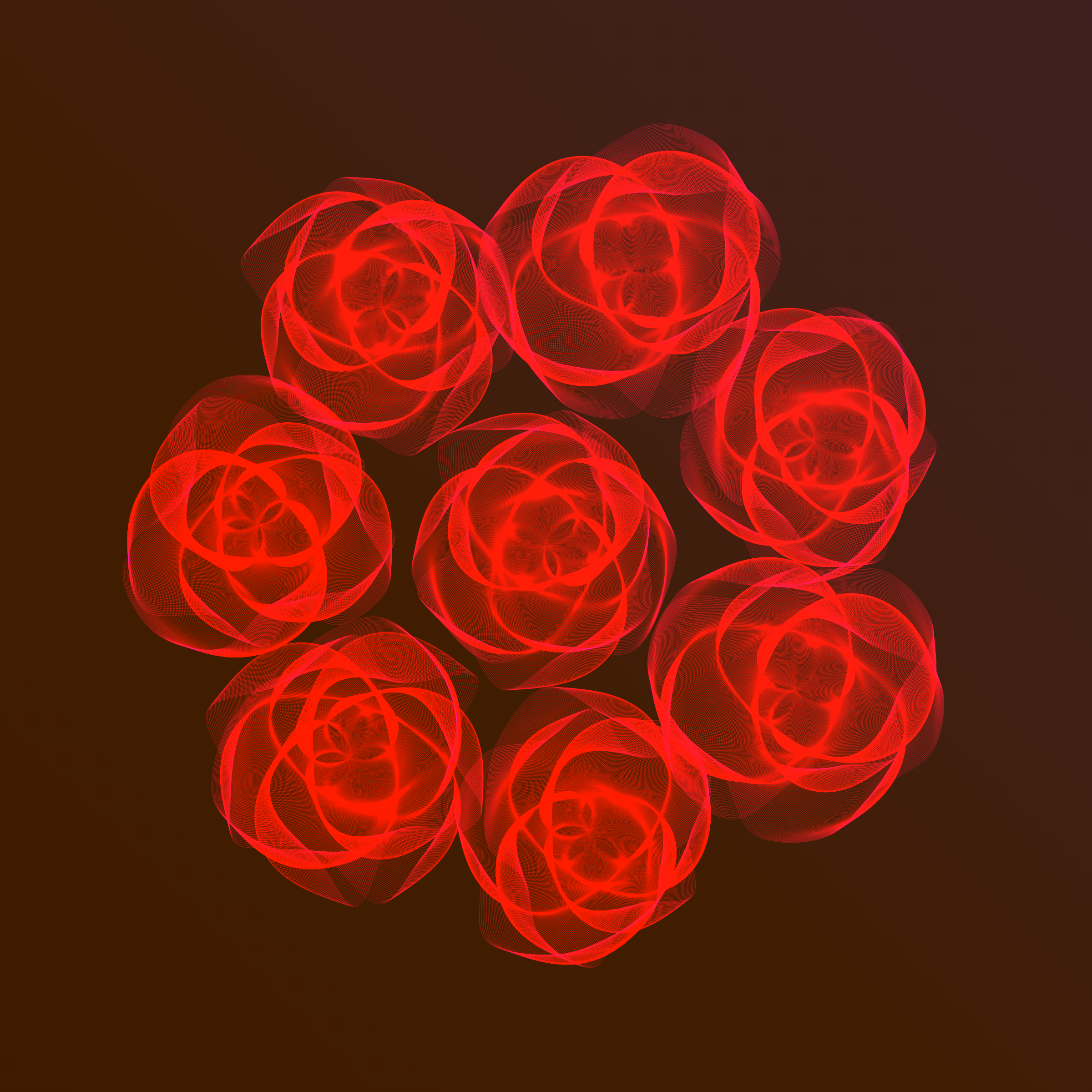 Art Blocks - Art Blocks v2 - Flowers #1095 - NFT # 116001095