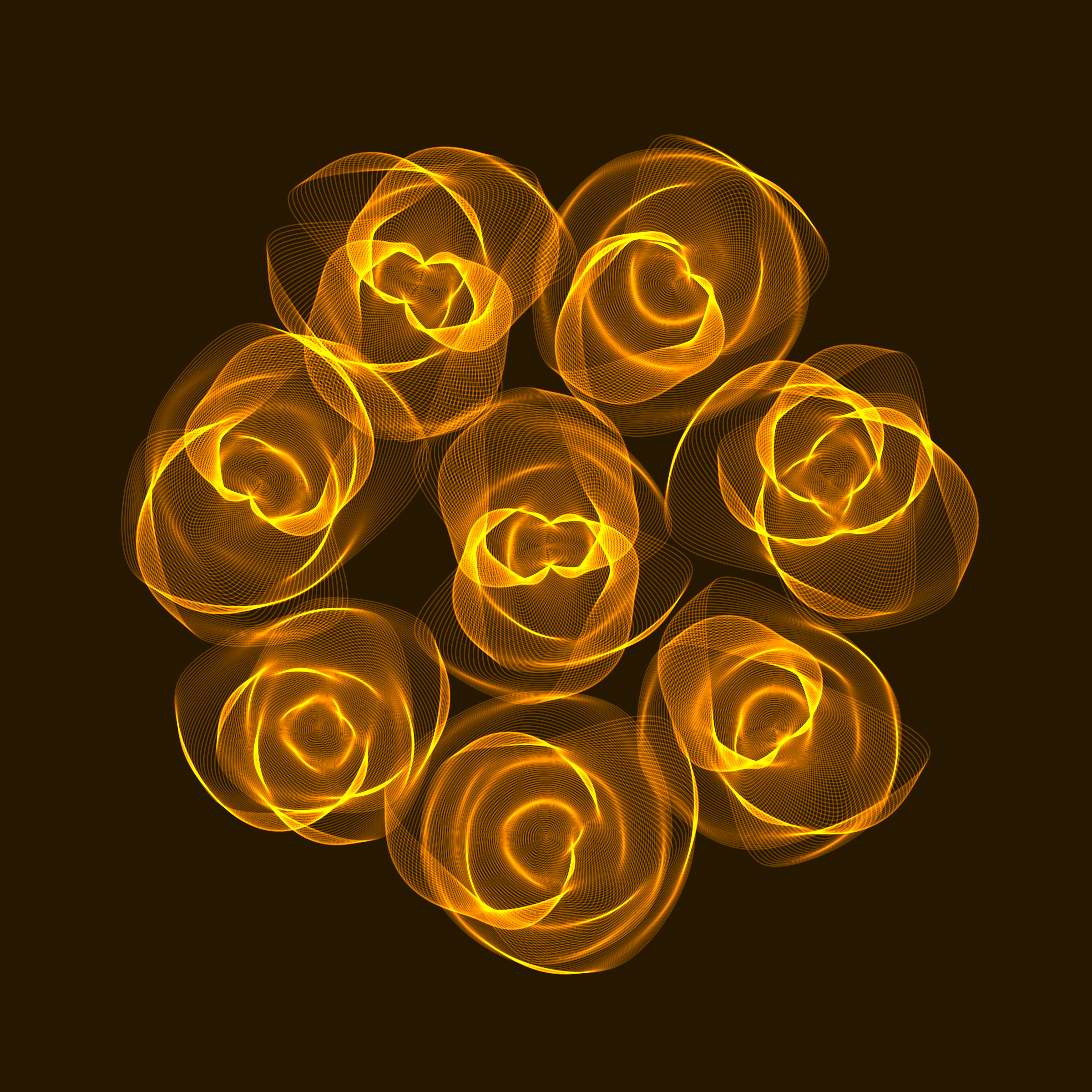 Art Blocks - Art Blocks v2 - Flowers #1103 - NFT # 116001103