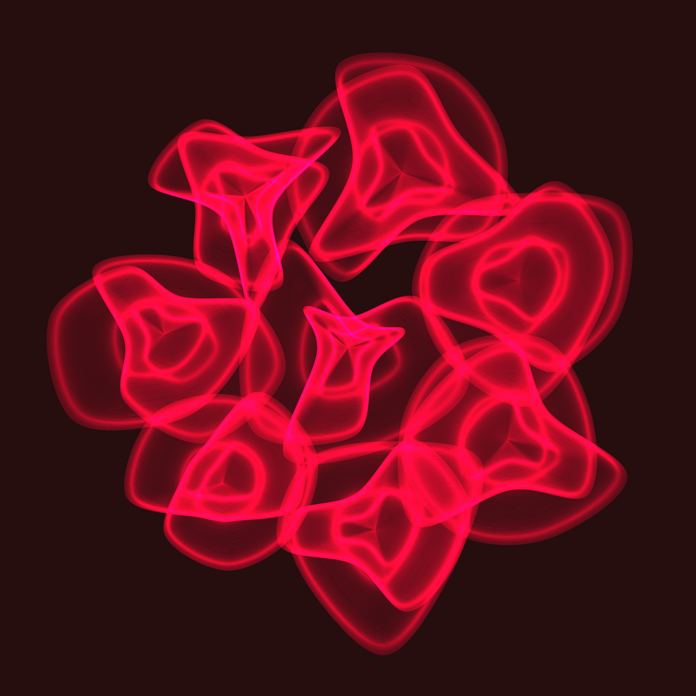 Art Blocks - Art Blocks v2 - Flowers #1105 - NFT # 116001105