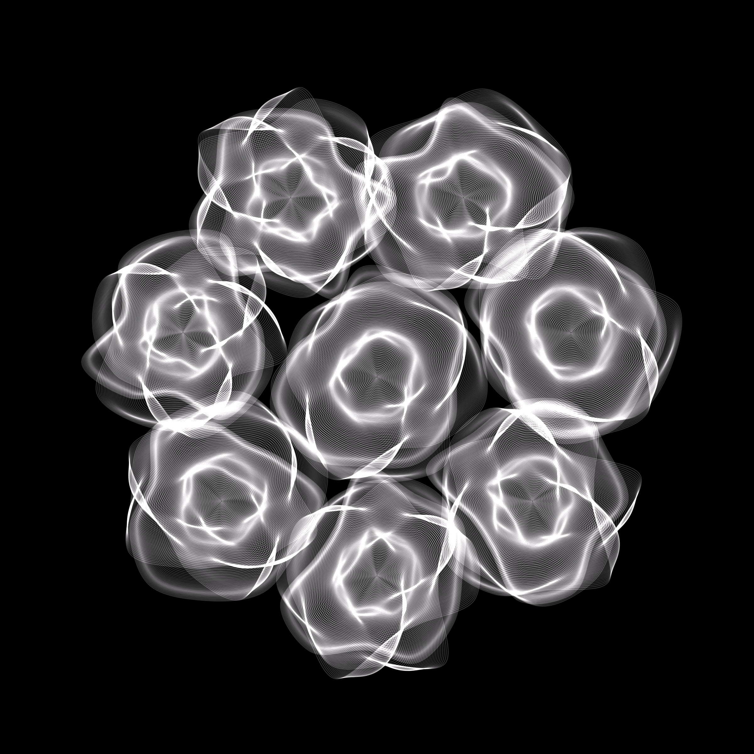 Art Blocks - Art Blocks v2 - Flowers #1107 - NFT # 116001107