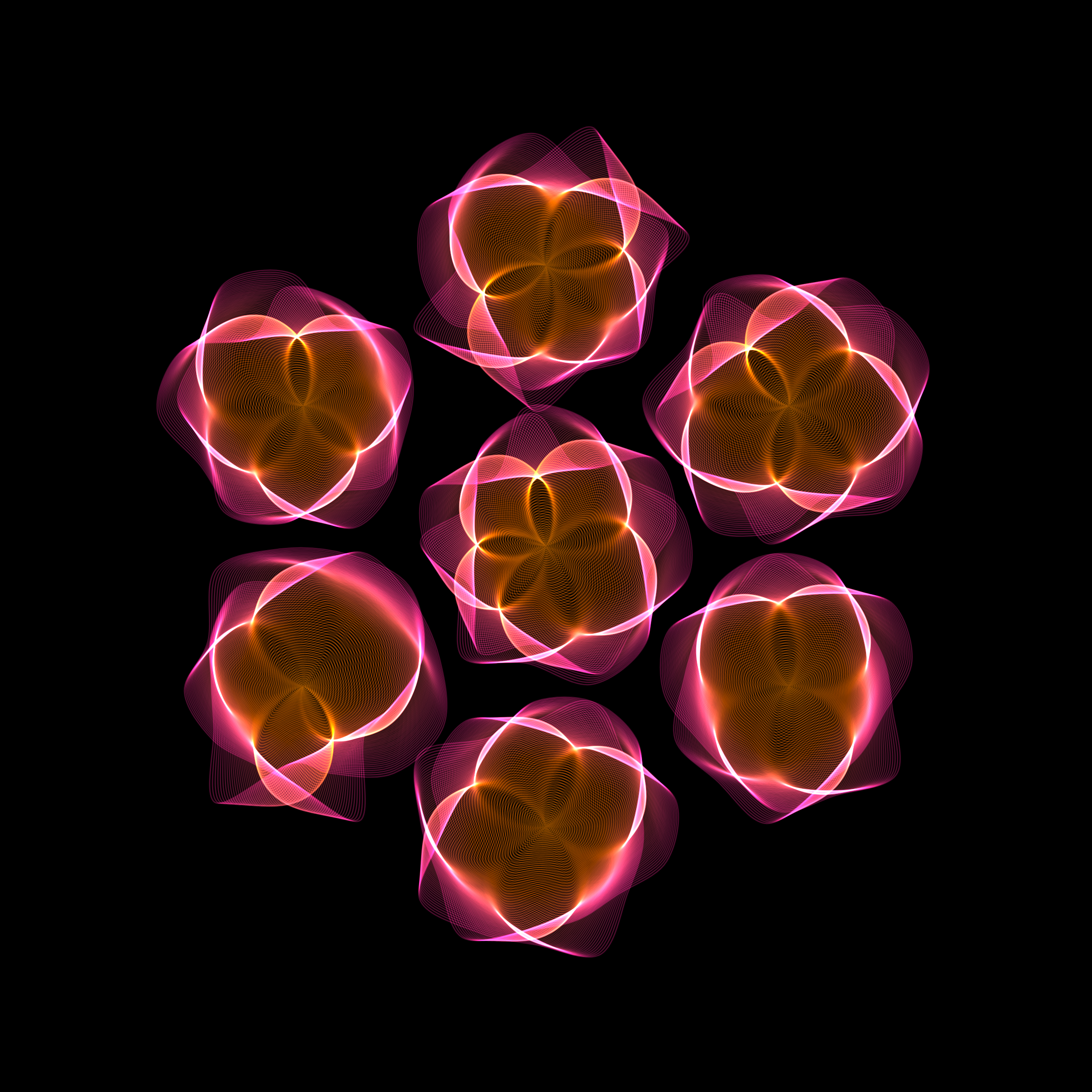 Art Blocks - Art Blocks v2 - Flowers #1118 - NFT # 116001118