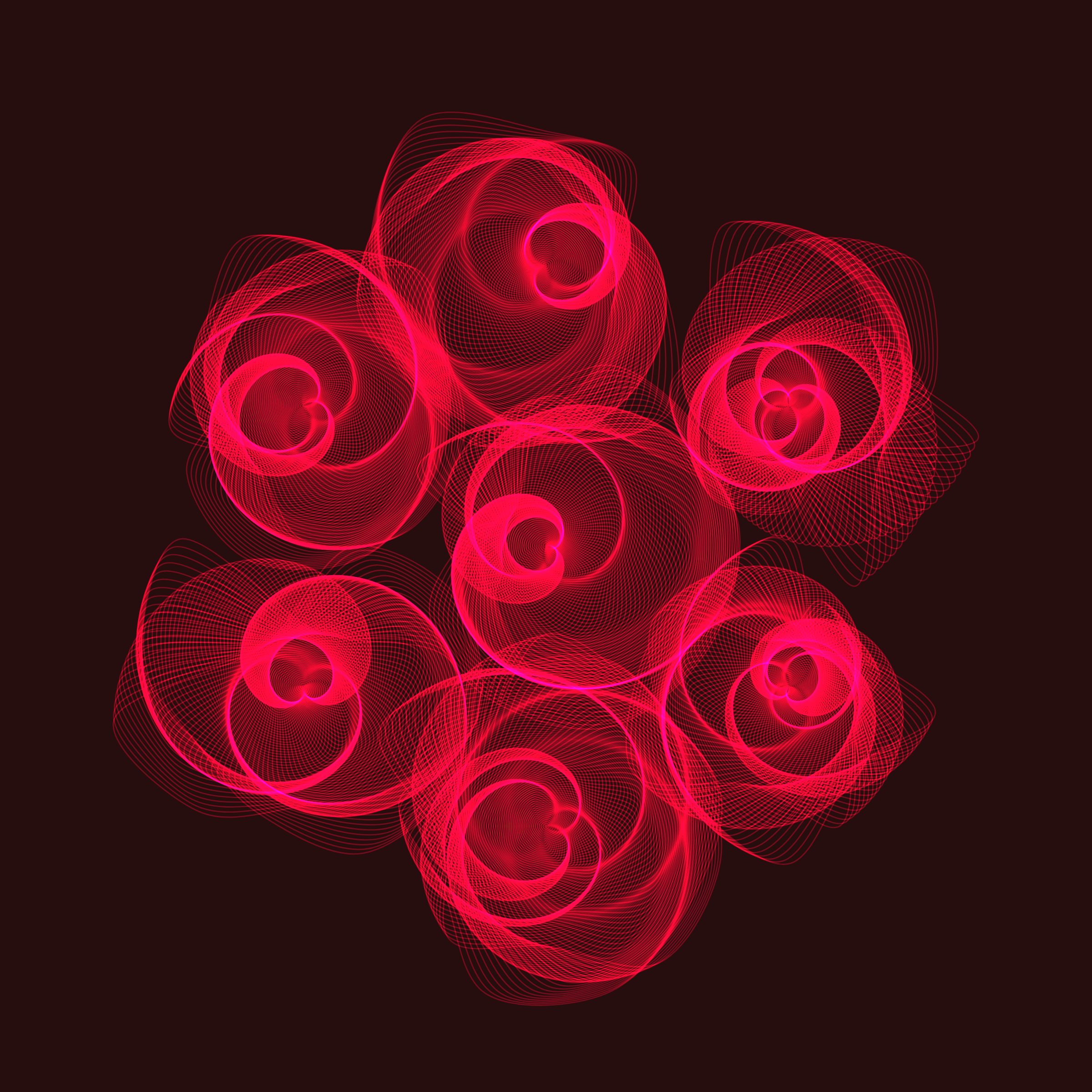 Art Blocks - Art Blocks v2 - Flowers #1120 - NFT # 116001120