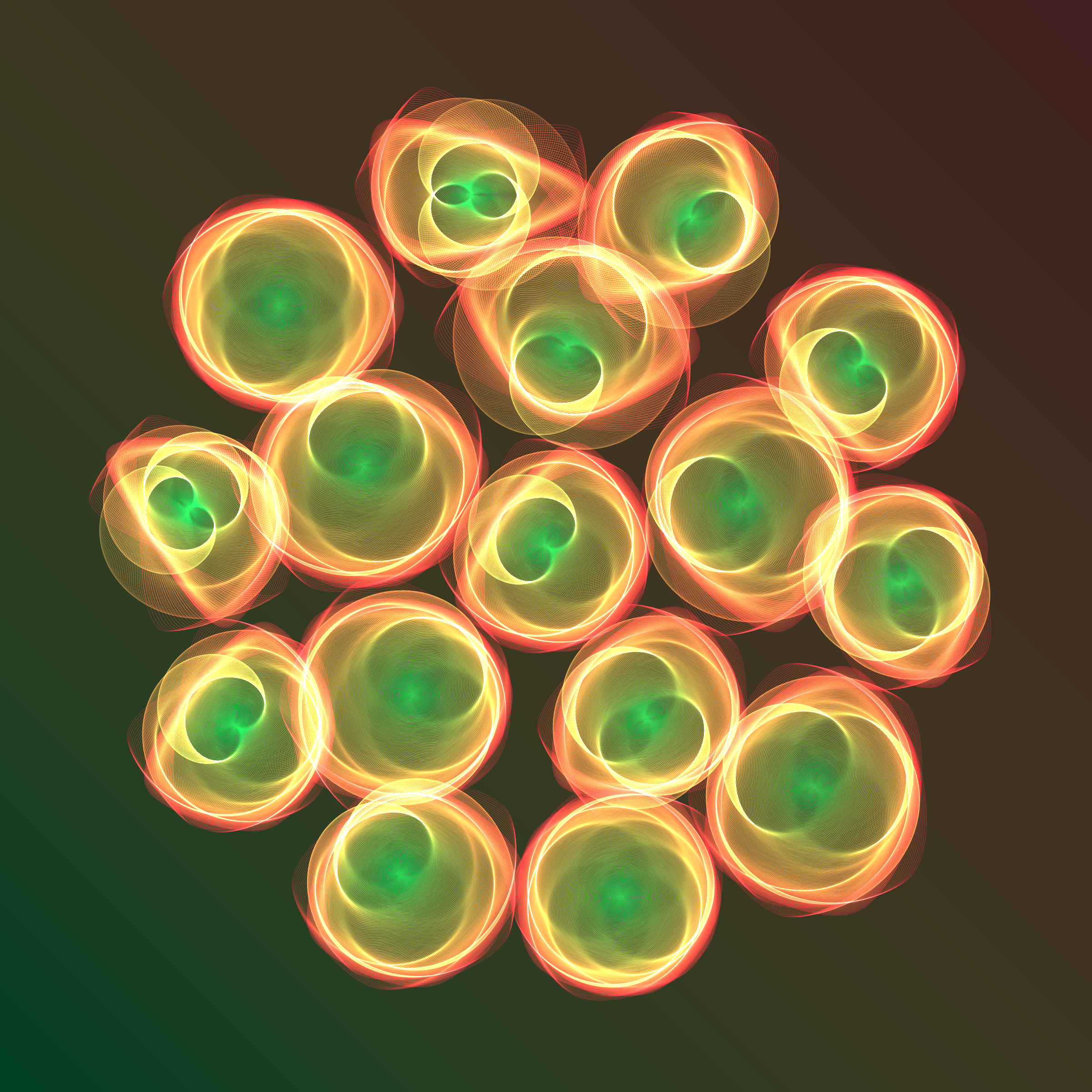 Art Blocks - Art Blocks v2 - Flowers #1136 - NFT # 116001136