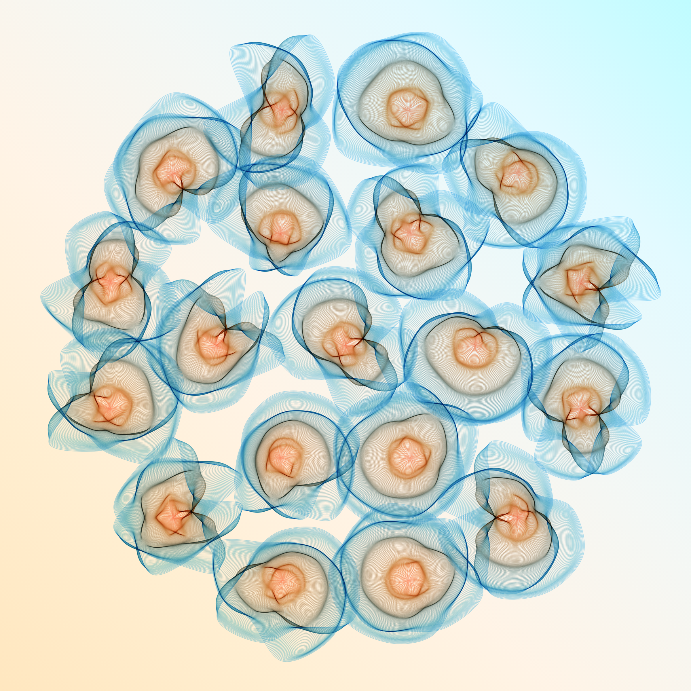 Art Blocks - Art Blocks v2 - Flowers #1170 - NFT # 116001170