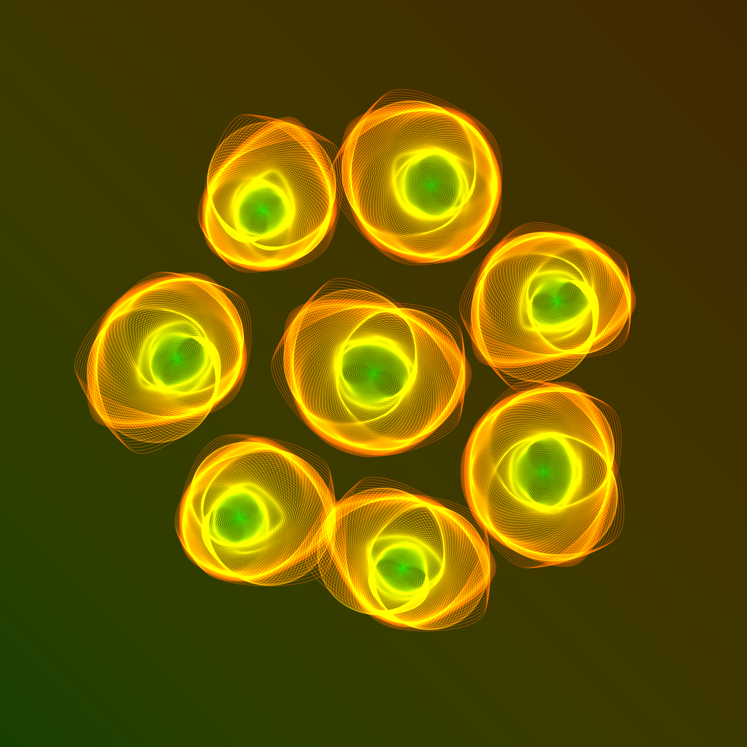 Art Blocks - Art Blocks v2 - Flowers #1174 - NFT # 116001174