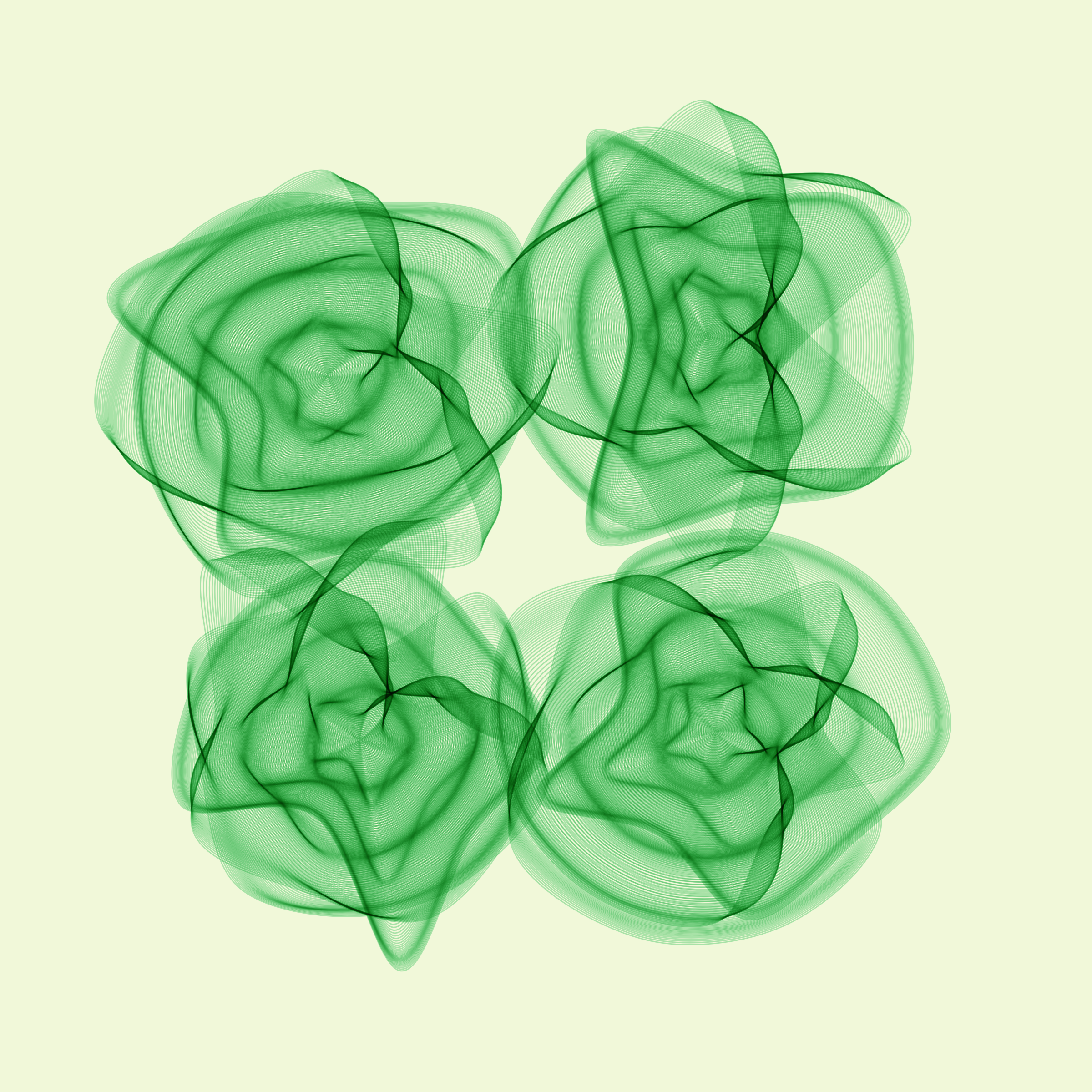 Art Blocks - Art Blocks v2 - Flowers #1183 - NFT # 116001183