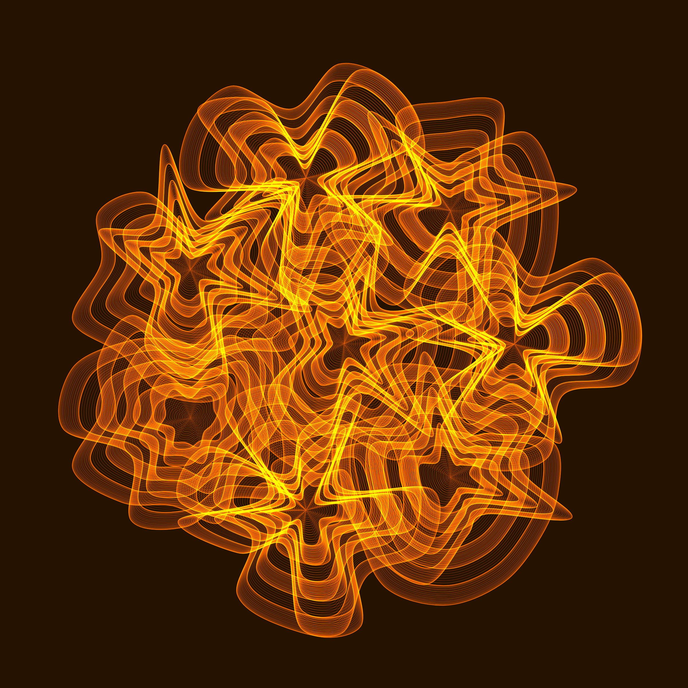 Art Blocks - Art Blocks v2 - Flowers #1191 - NFT # 116001191