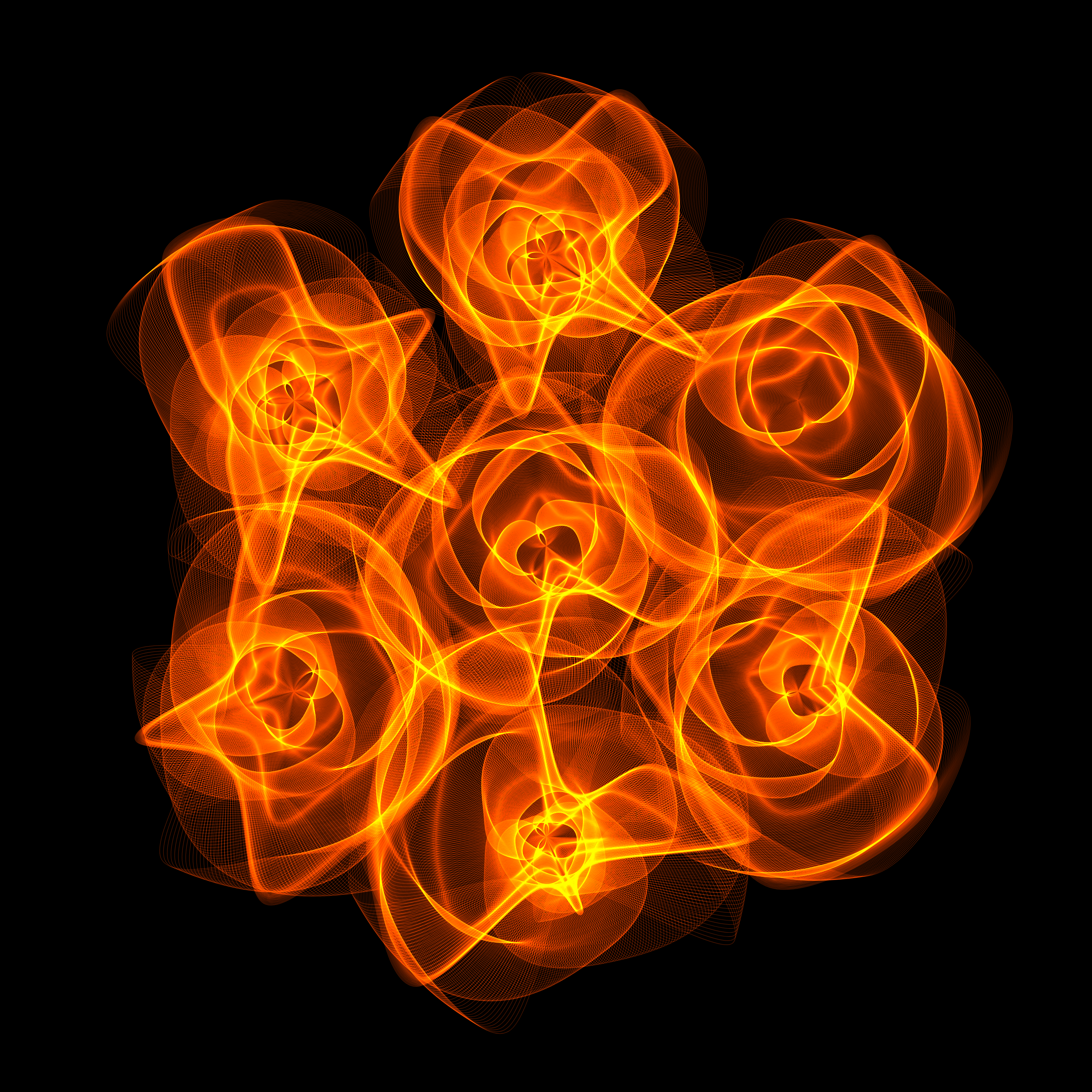 Art Blocks - Art Blocks v2 - Flowers #1195 - NFT # 116001195